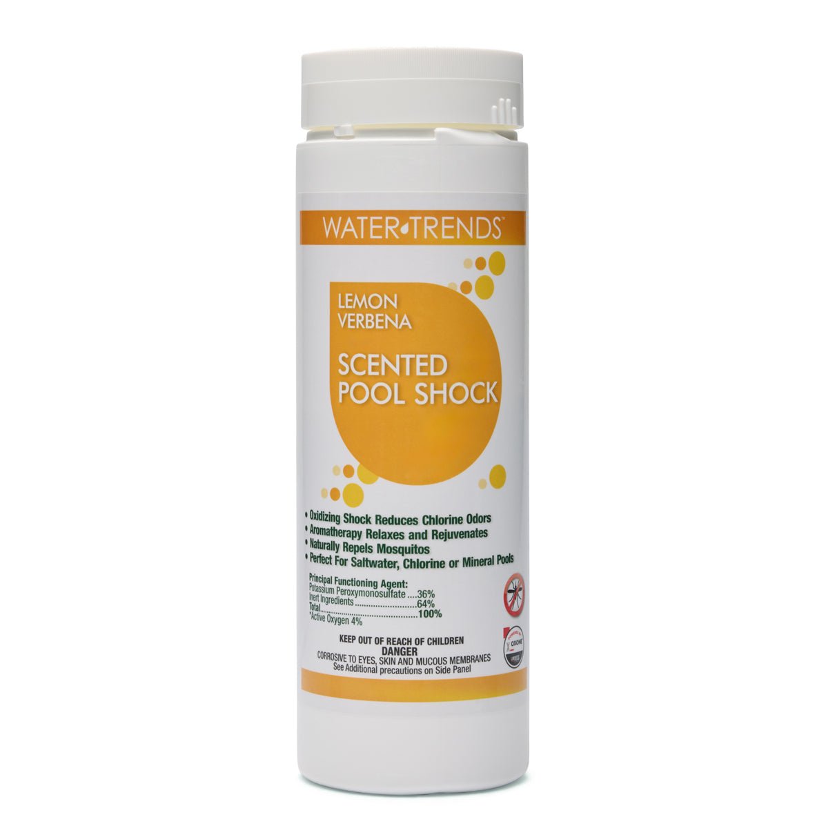 1 lb. Of WATER TRENDS Lemon Verbena Scented Pool Shock - WaterTrendsStore - 3094