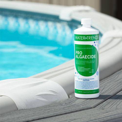 1 Quart Of Non Foaming WATER TRENDS Pro Algaecide 30% - WaterTrendsStore - 534