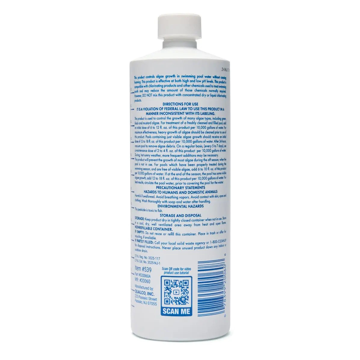 1 Quart Of WATER TRENDS 60% Algae Destroyer - WaterTrendsStore - 539