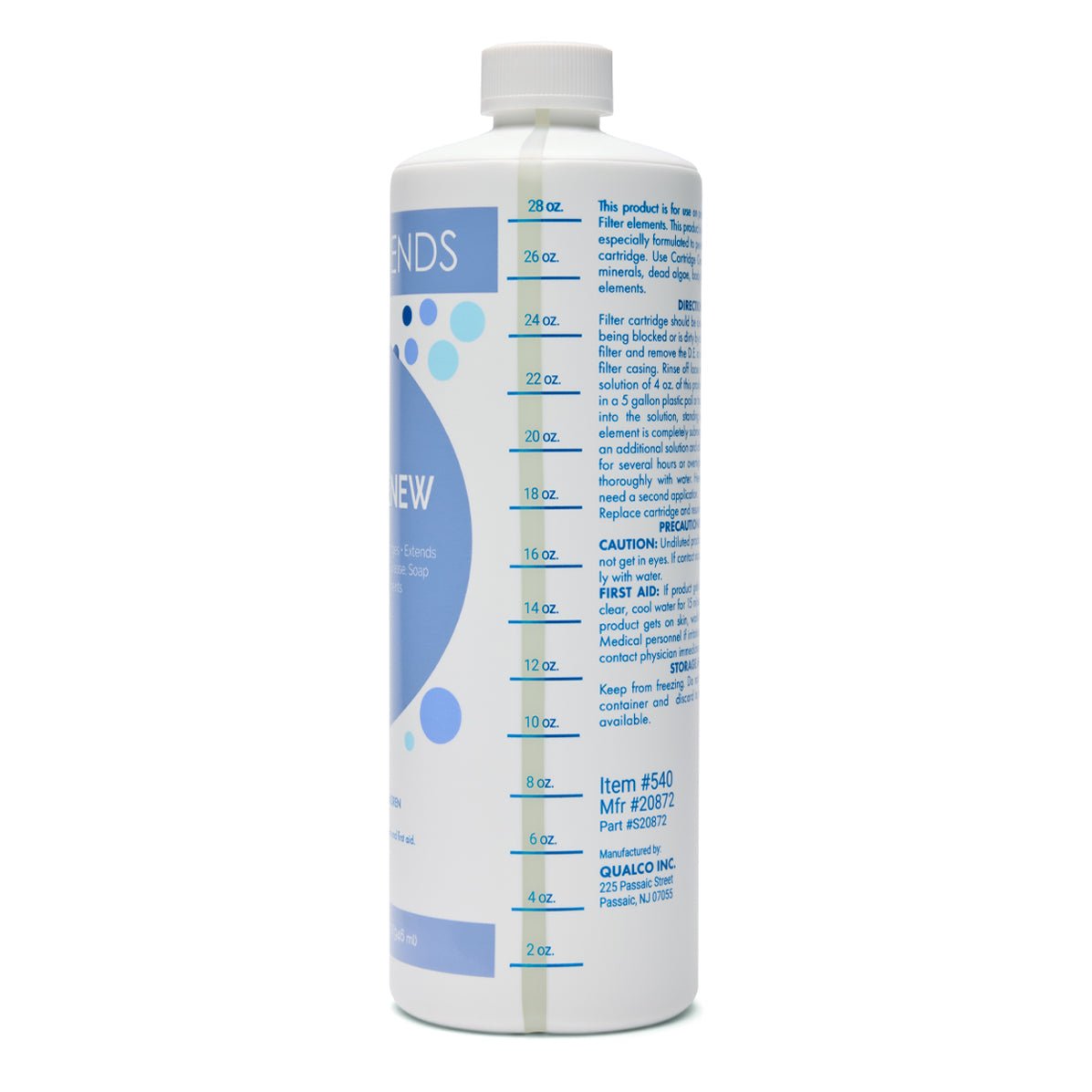 1 Quart Of WATER TRENDS Cartridge Clean & Renew - WaterTrendsStore - 540