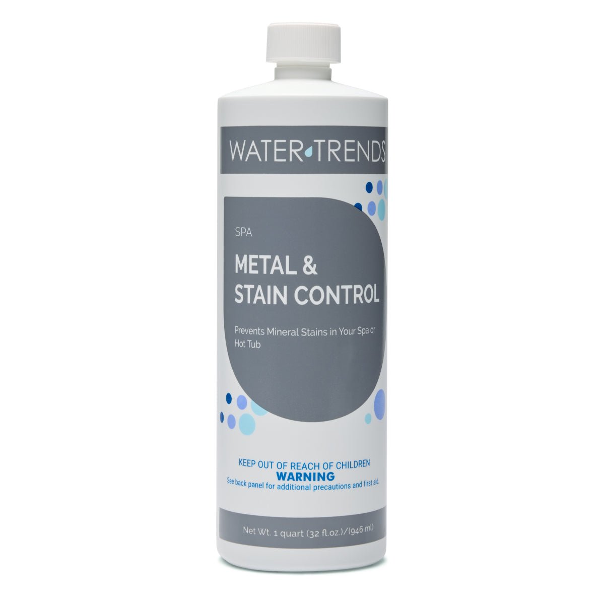 1 Quart Of WATER TRENDS Spa Metal & Stain Control - WaterTrendsStore - 590