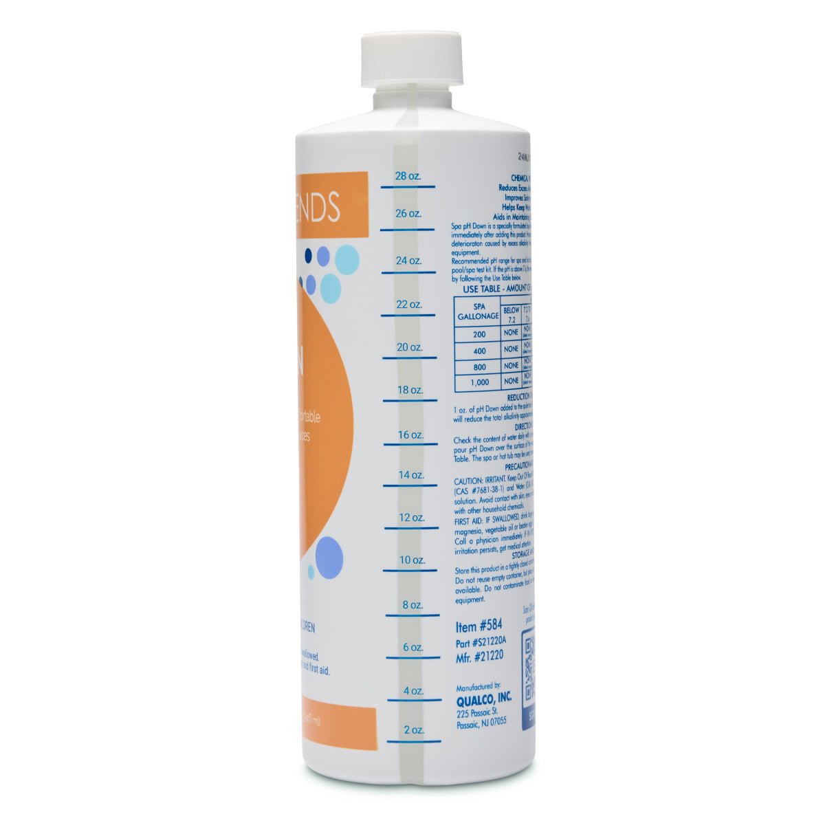 1 Quart Of WATER TRENDS Spa pH Down - WaterTrendsStore - 584