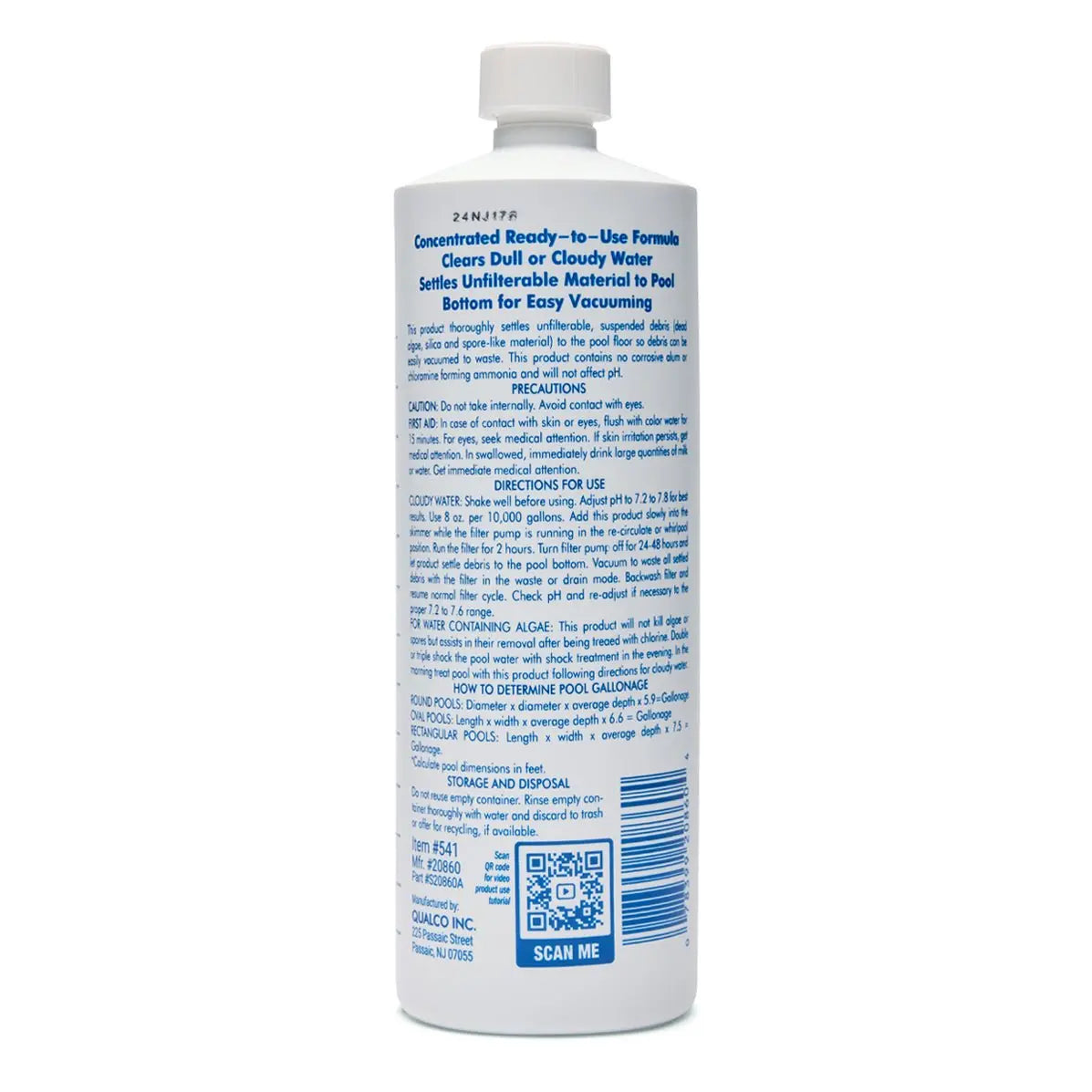 1 Quart Of WATER TRENDS Super Floc - WaterTrendsStore - 541