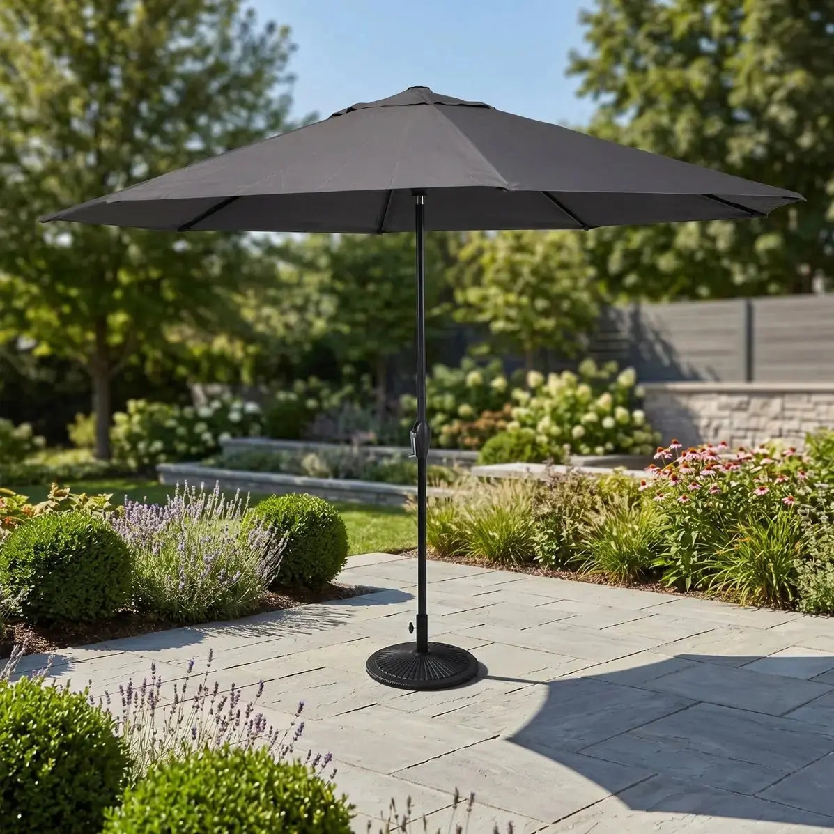 11' Classic Umbrella - Dark Grey - WaterTrendsStore - 88006