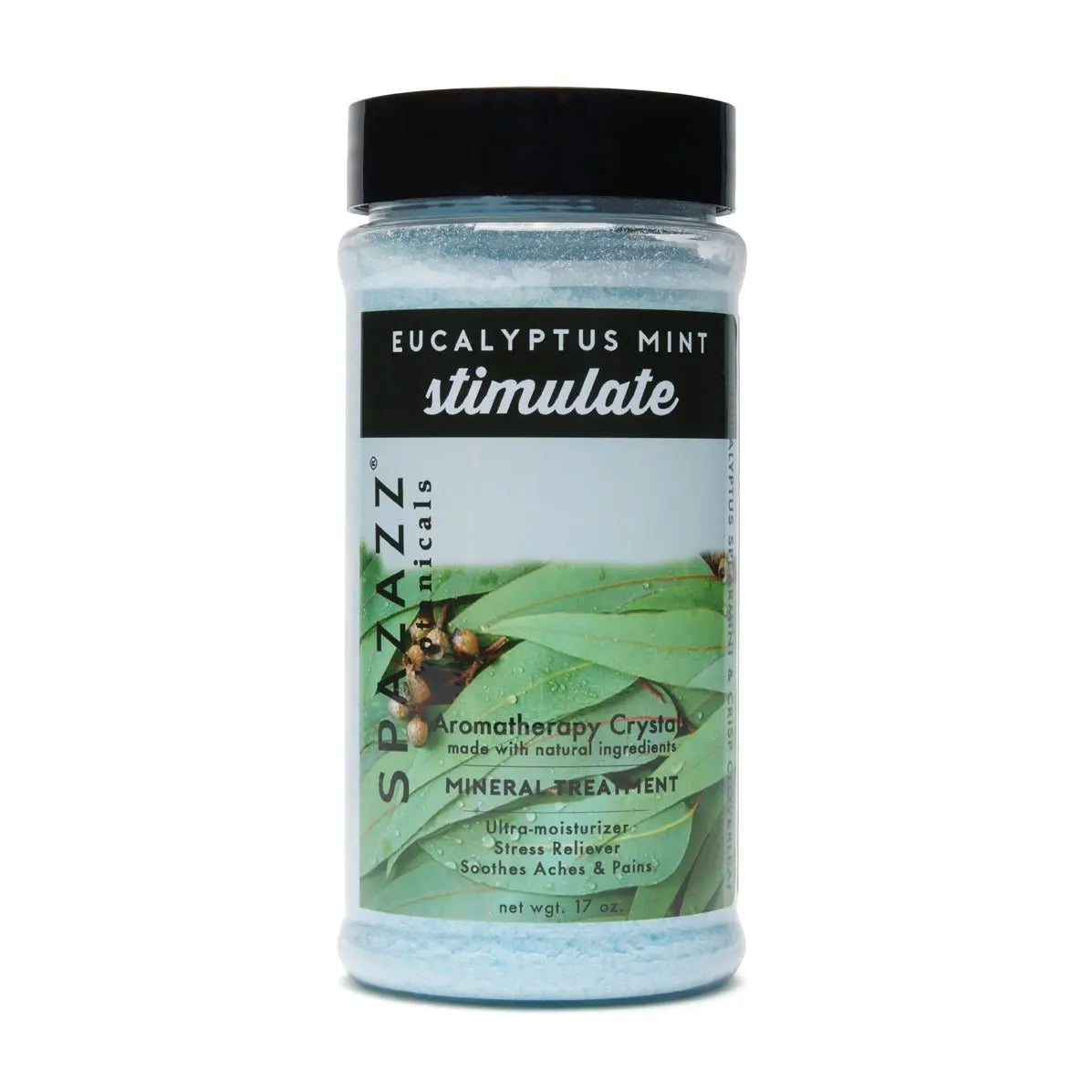 17 oz. Of Spazazz Eucalyptus Mint Stimulate Crystals - WaterTrendsStore - 4151