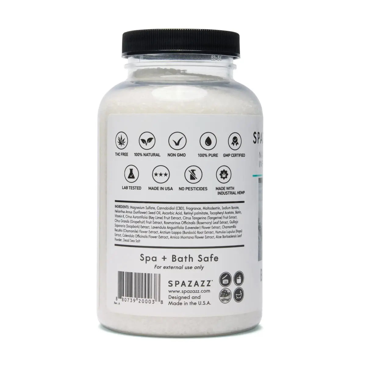 19 oz. Of Spazazz CBD Infused Balance Well Crystals - WaterTrendsStore - 4159