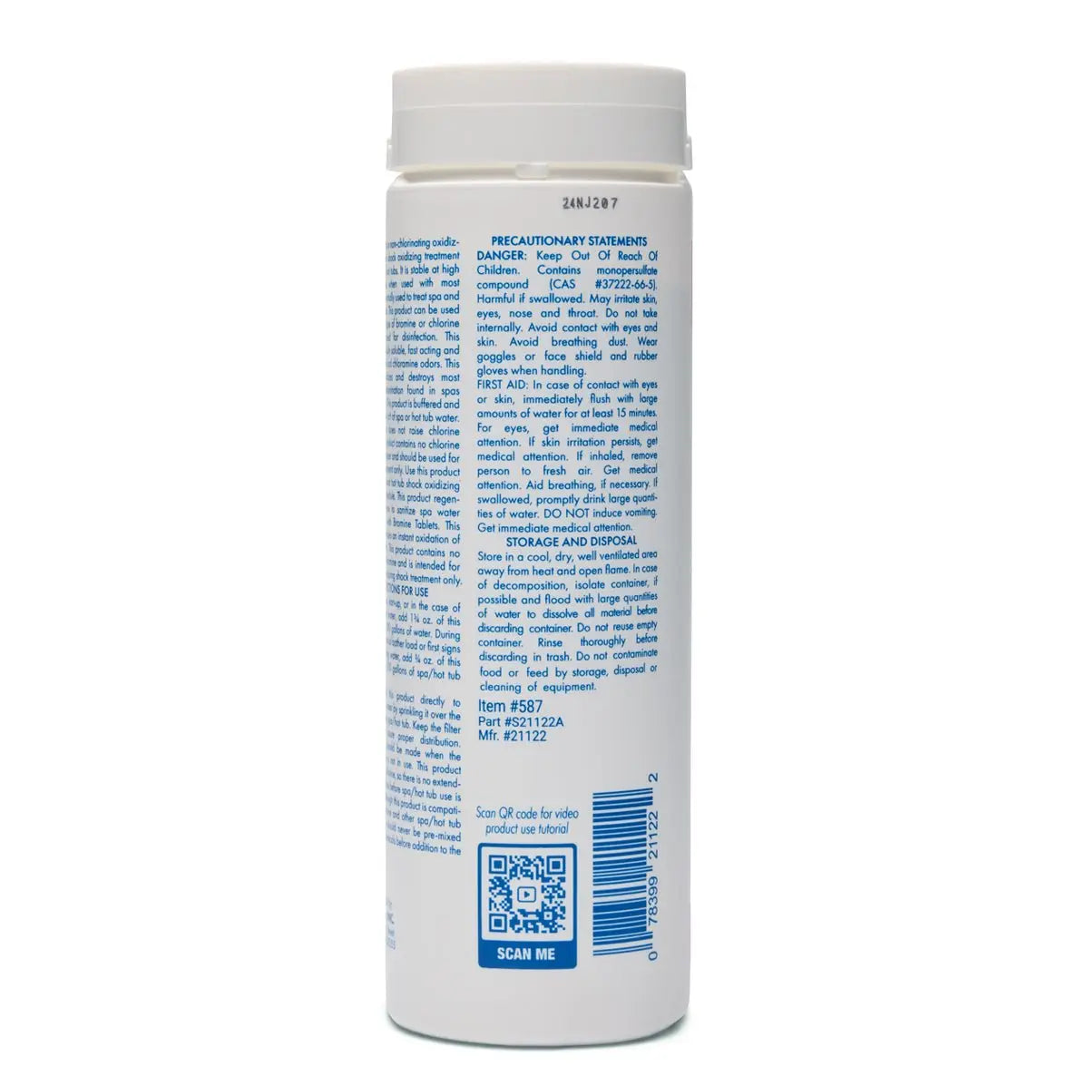 2.25 lbs. Of WATER TRENDS Spa Shock - WaterTrendsStore - 587