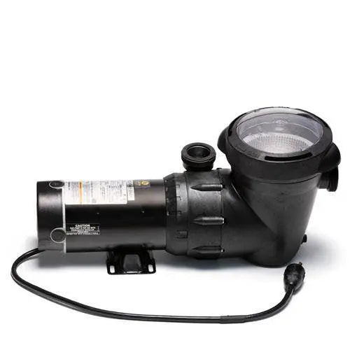 2HP 2 Speed Swimpro Pump W/ Twist Lock Cord, On/Off Switch, & Extended 2 Year Warranty - WaterTrendsStore - 9907