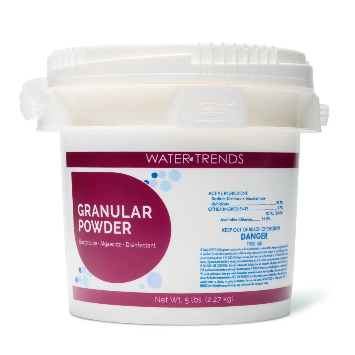 5 lbs. Of WATER TRENDS Premium Chlorinating Powder - WaterTrendsStore - 506