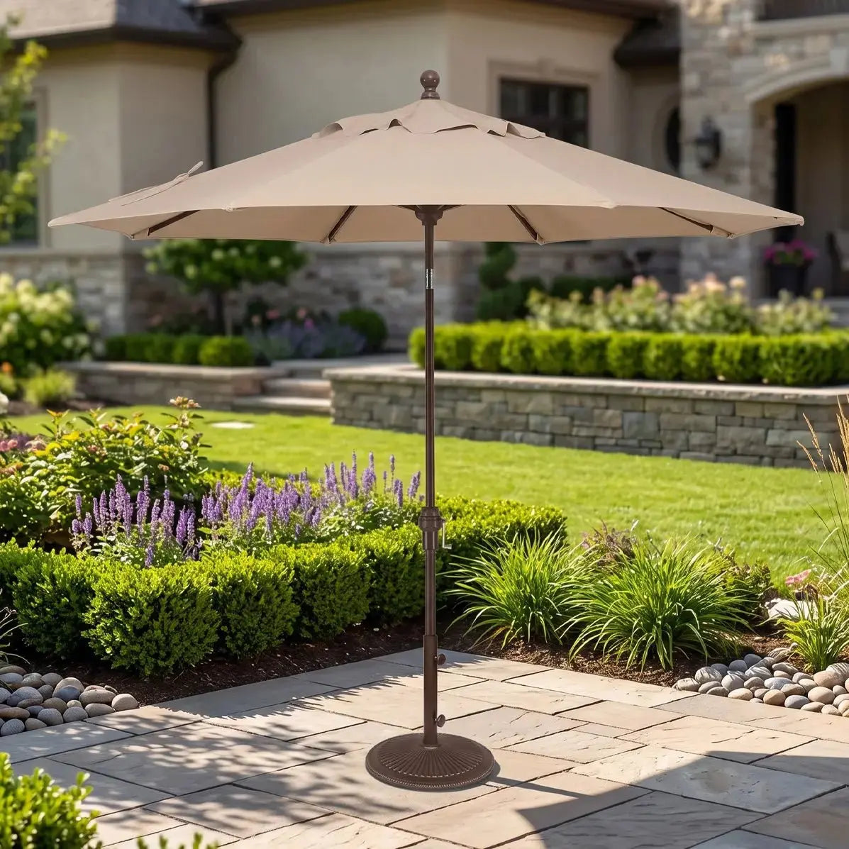 9' Classic Umbrella - Champagne - WaterTrendsStore - 29644