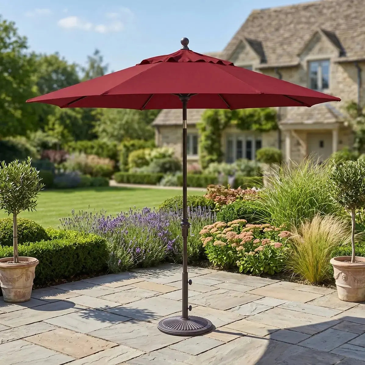 9' Classic Umbrella - Red - WaterTrendsStore - 11101