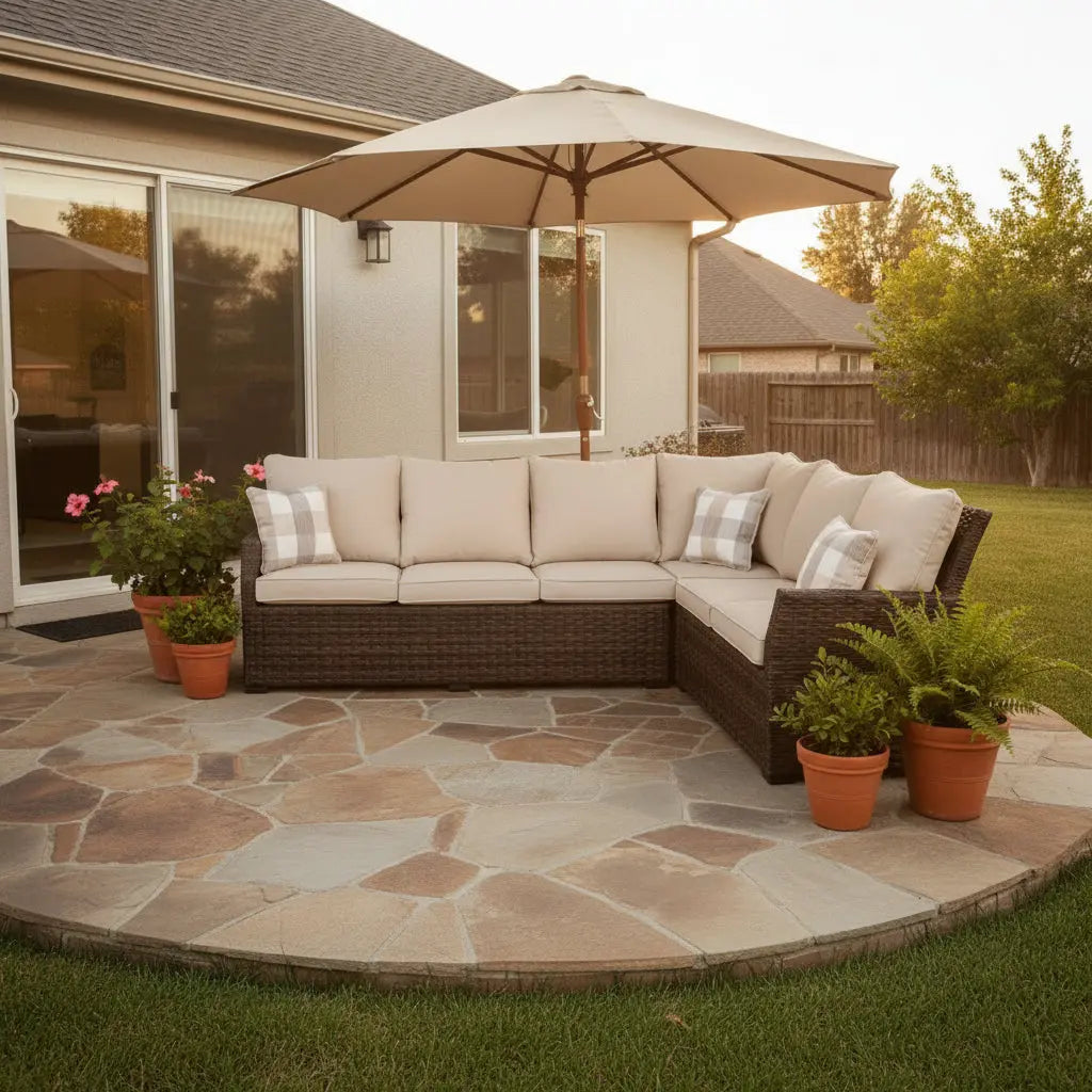 Arcadia Sectional Group - Brown - WaterTrendsStore - None - 46157