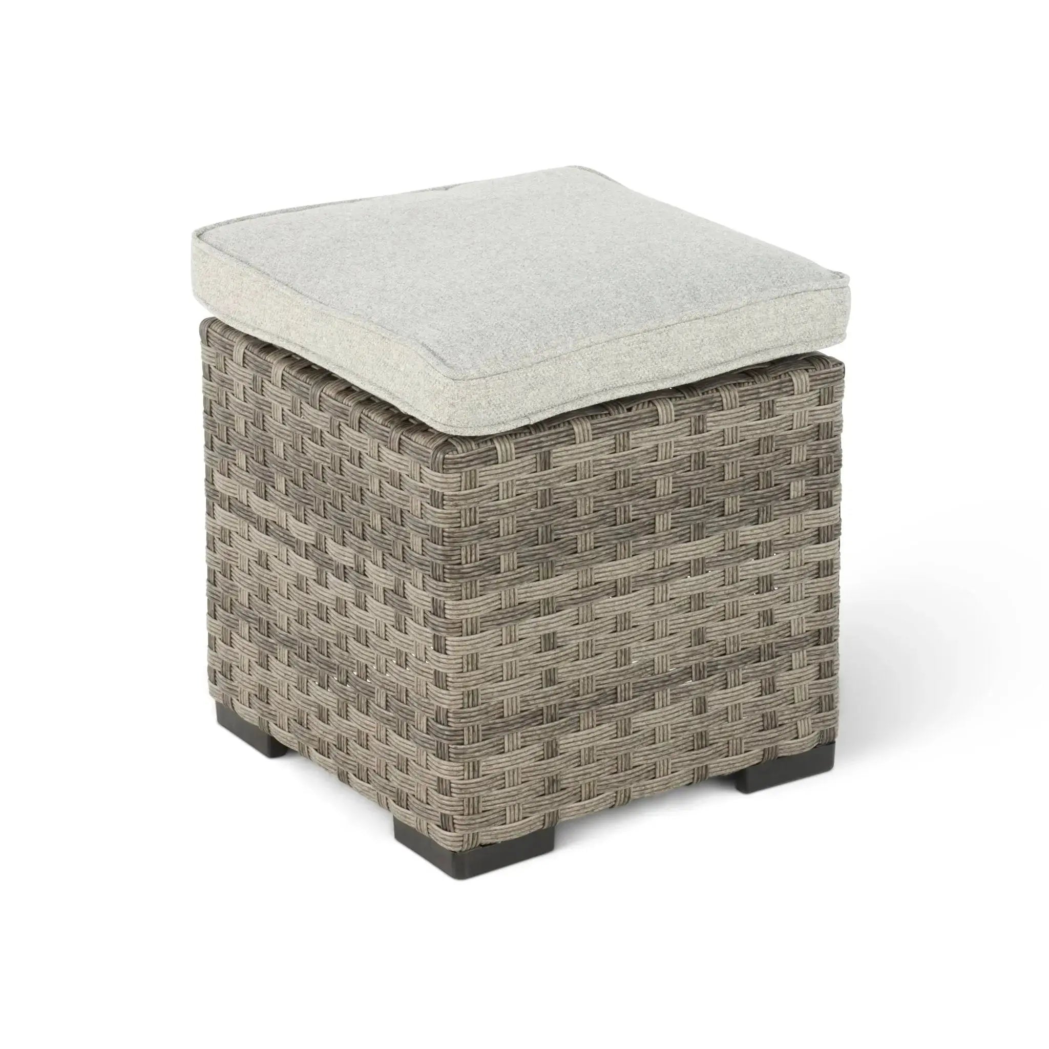Arcadia Sectional Group - Grey - WaterTrendsStore - Conversation Table w/ (2) Cube Ottomans - $500.00 - 85921