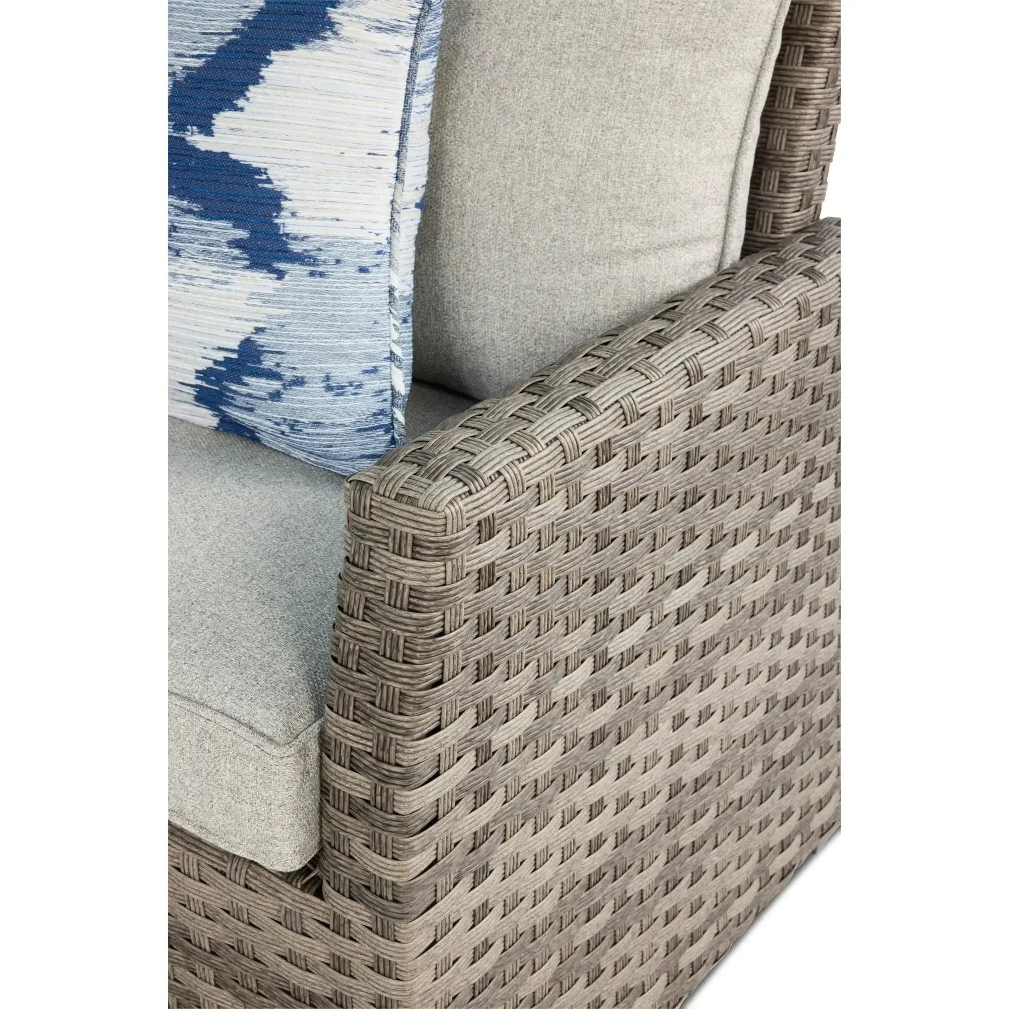 Arcadia Sectional Group - Grey - WaterTrendsStore - Conversation Table w/ (2) Cube Ottomans - $500.00 - 85920