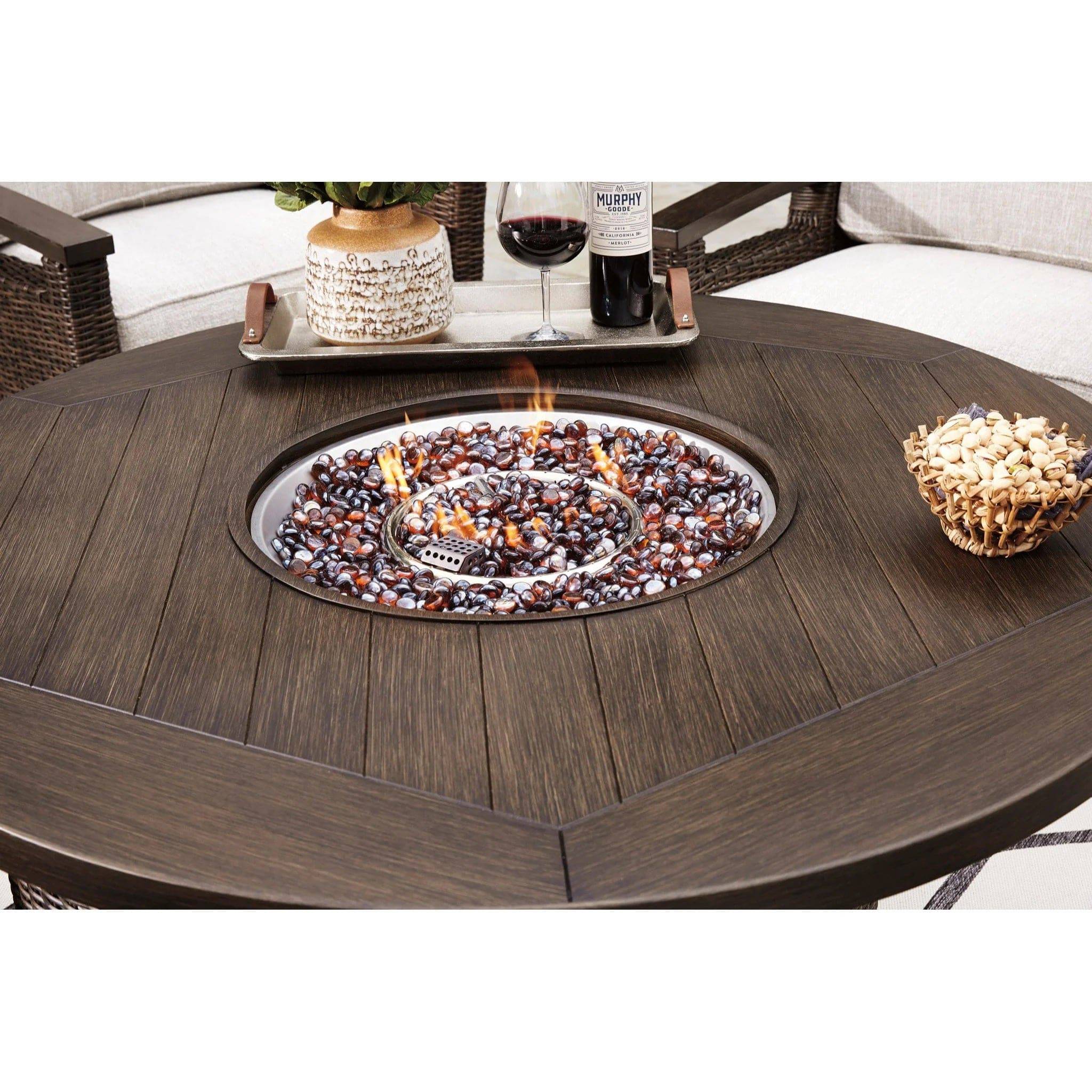 Bayfield 5 Piece Firepit Chat Group - WaterTrendsStore - 84877