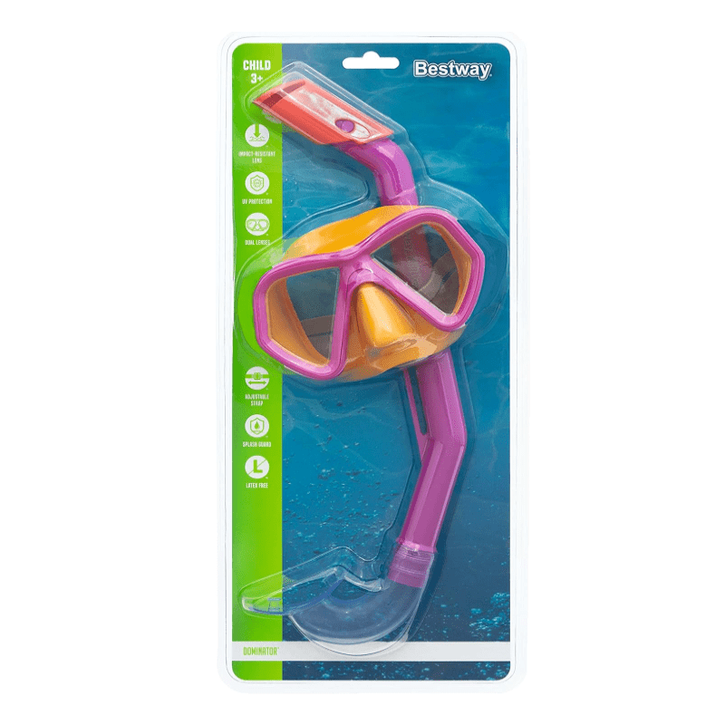 Dominator Snorkel Mask - WaterTrendsStore - Fuchsia - 3087