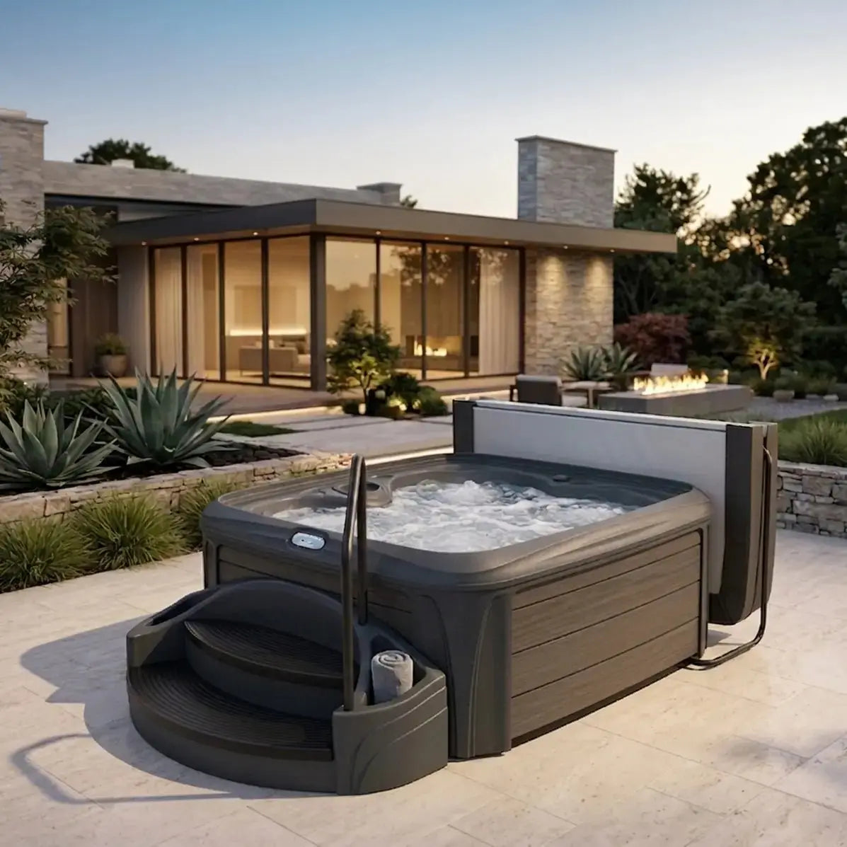 Dreammaker Comfort 2000S Suite - WaterTrendsStore - Sahara Diamond Spa with Coffee Panels -