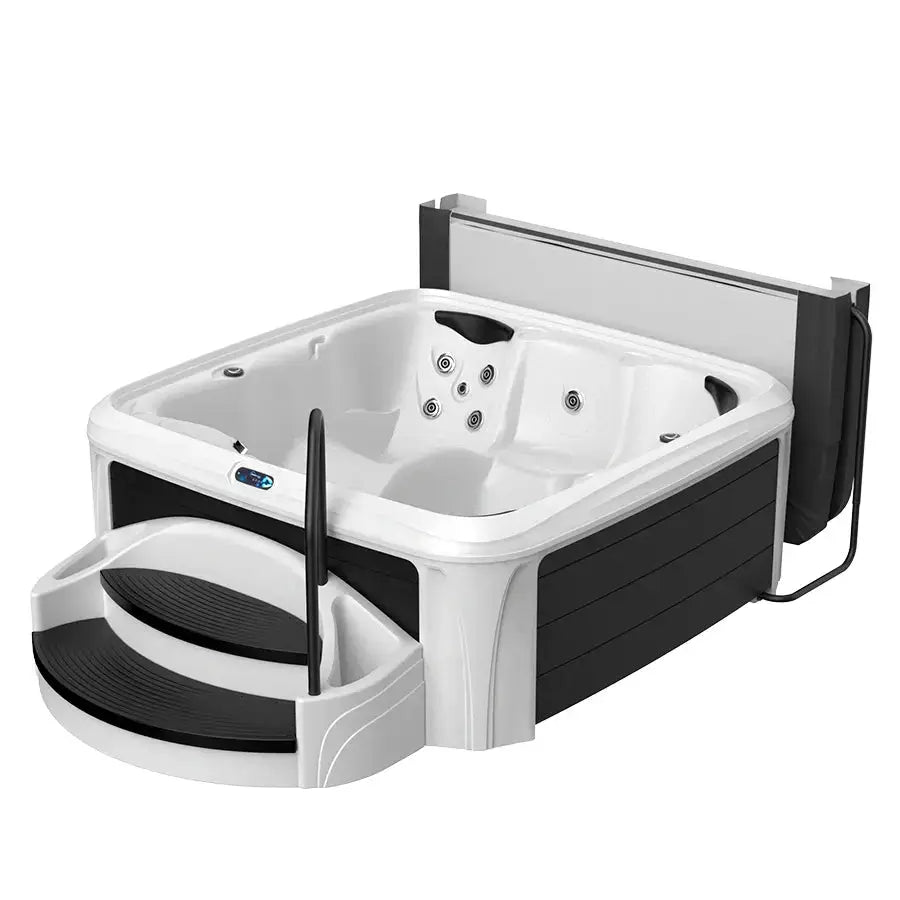 Dreammaker Comfort 2300L Suite - WaterTrendsStore - White Diamond Spa with Black Panels -