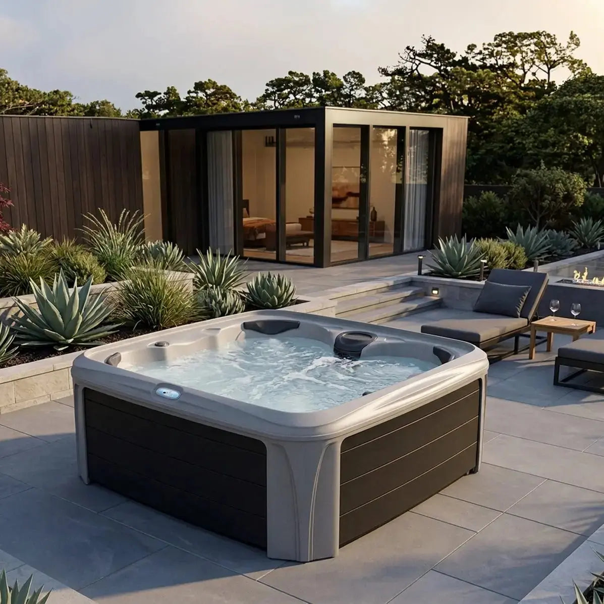 Dreammaker Comfort 2300S - WaterTrendsStore - Sahara Diamond Spa with Coffee Panels -