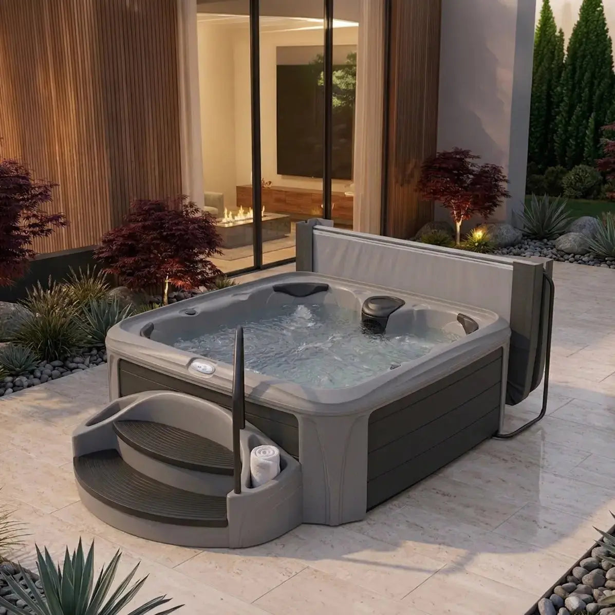 Dreammaker Comfort 2300S Suite - WaterTrendsStore - Sahara Diamond Spa with Coffee Panels -