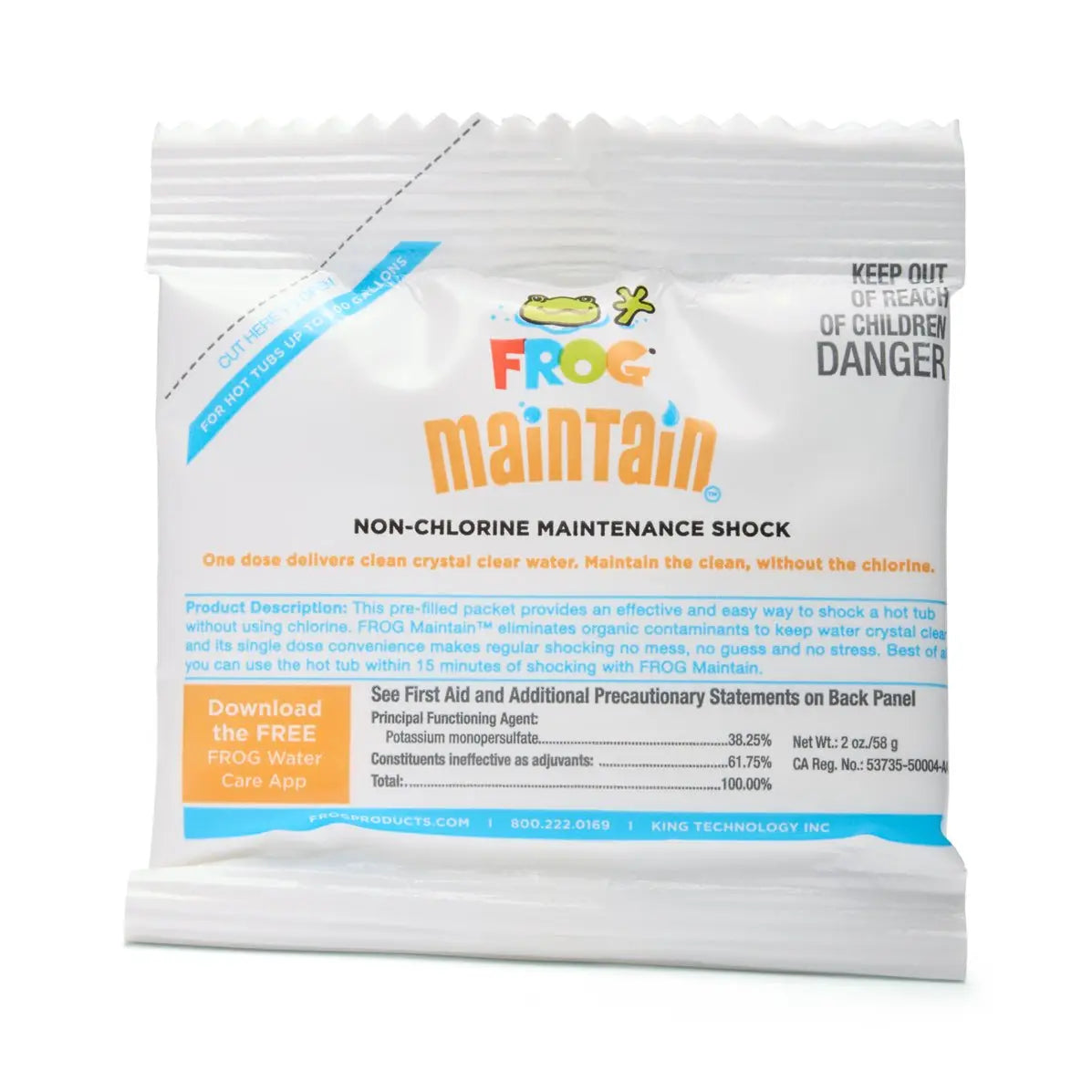 Frog Maintain Non - Chlorine Maintenance Shock Packet - WaterTrendsStore - 19332