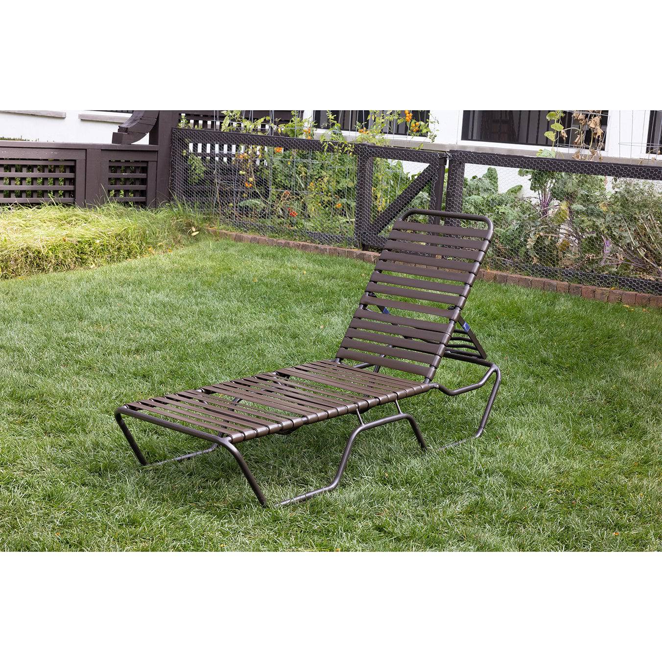 Kabana Scoria Strap Chaise - Contract Rated - Baran Ash -Chaise Lounges