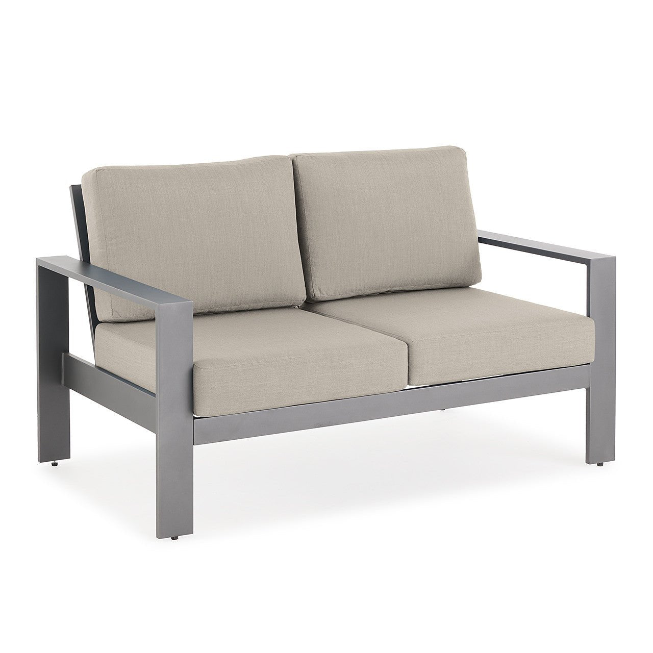 Newport Grey 5 Piece Loveseat Group - Spectrum Dove - WaterTrendsStore - 43392