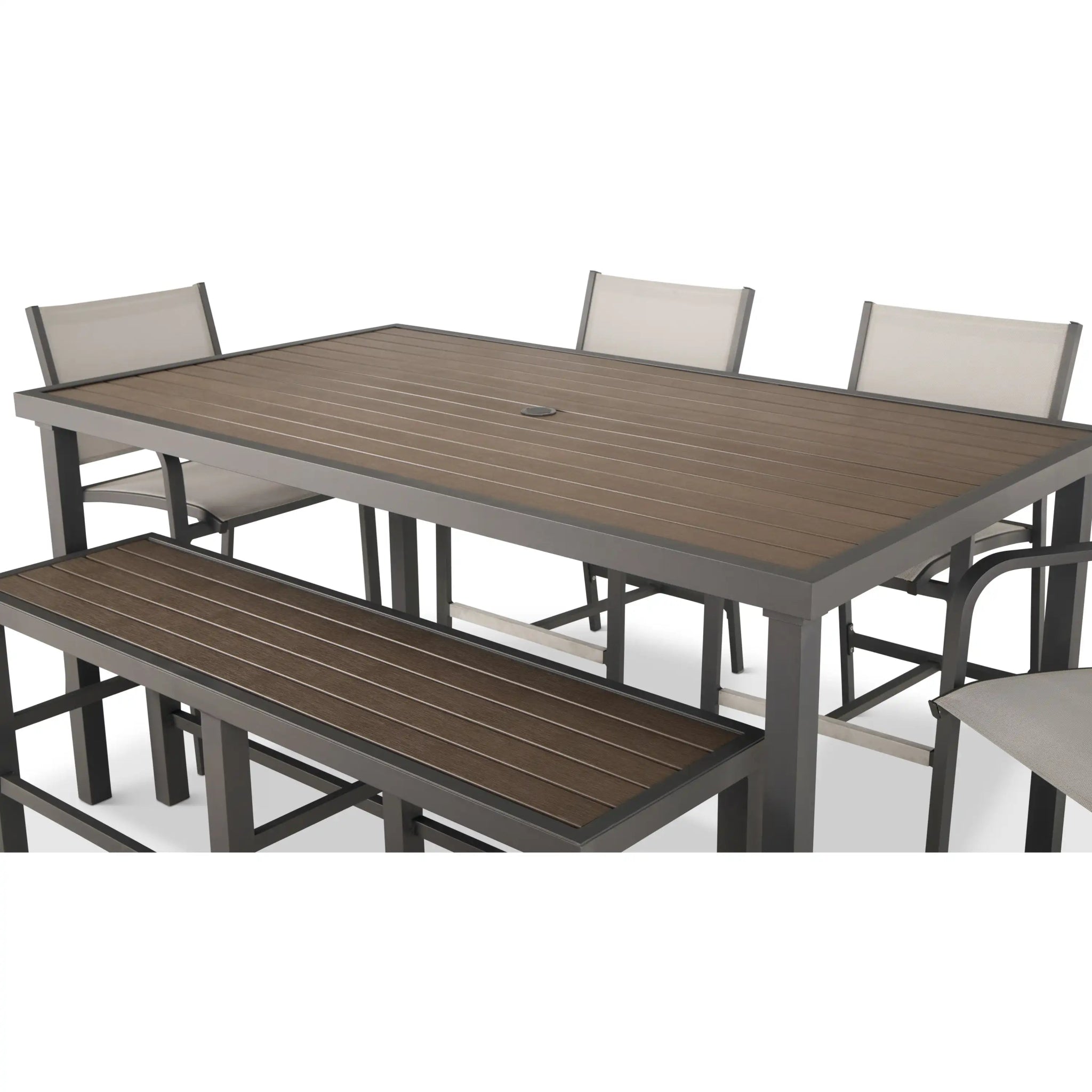 St. Kitts Sling 6 Piece Counter Height Group - Graphite - WaterTrendsStore - 61942