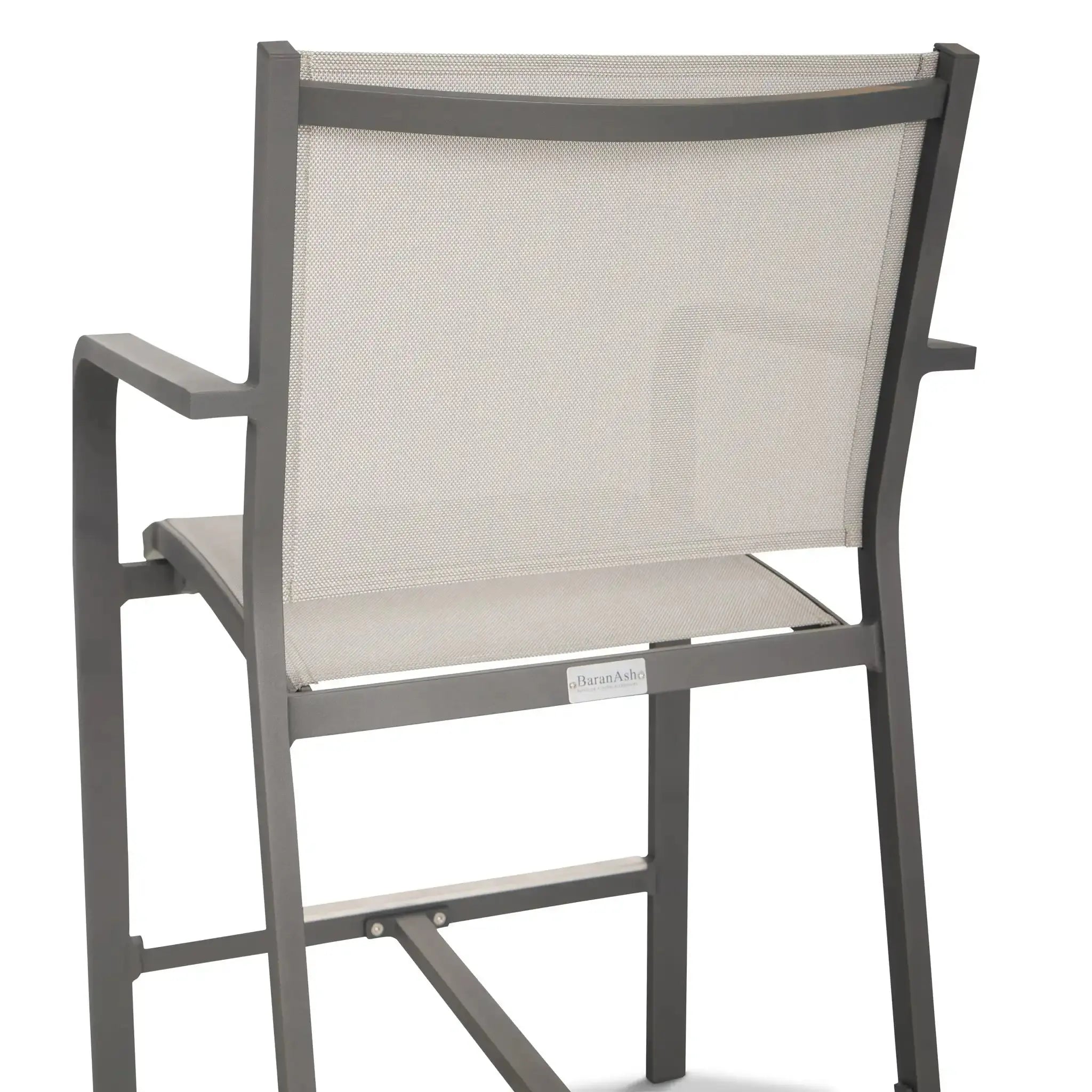 St. Kitts Sling Counter Height Stool - Graphite - WaterTrendsStore - 85713