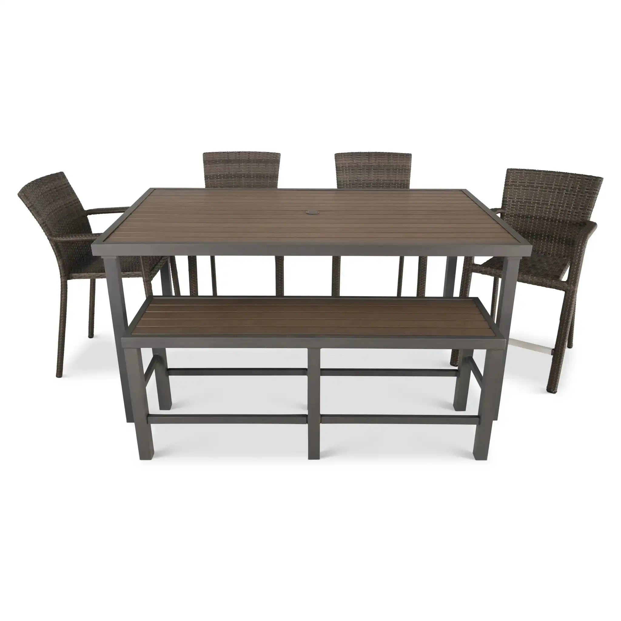 St. Kitts Woven 6 Piece Counter Height Group - Canola Seed - WaterTrendsStore - 85080