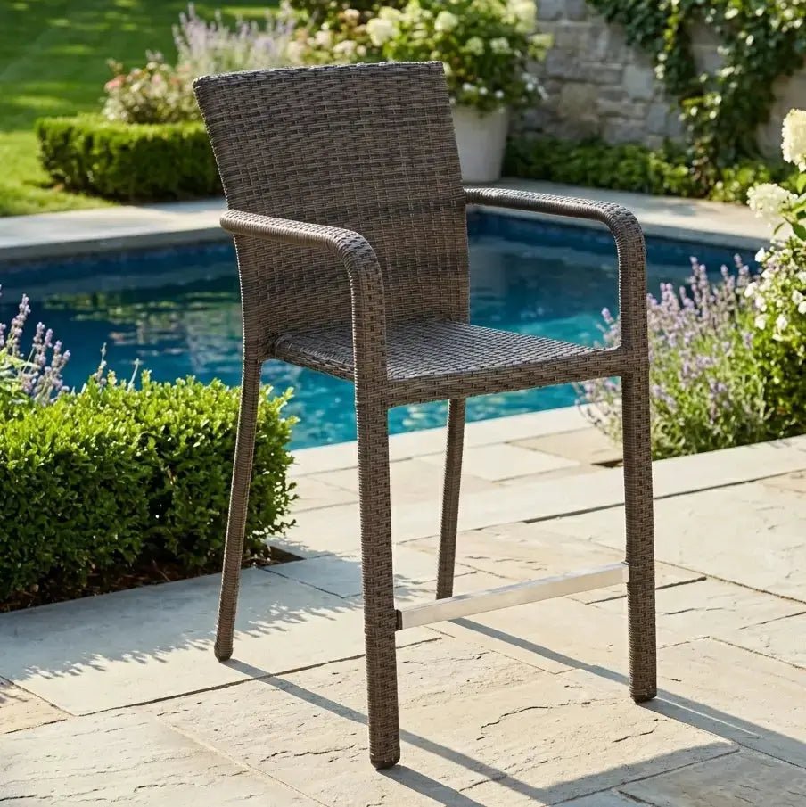 St. Kitts Woven Counter Height Stool - Canola Seed - WaterTrendsStore - 84592