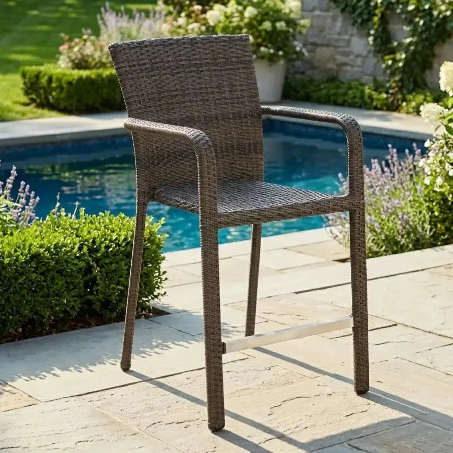 St. Kitts Woven Counter Height Stool - Canola Seed - WaterTrendsStore - 84592