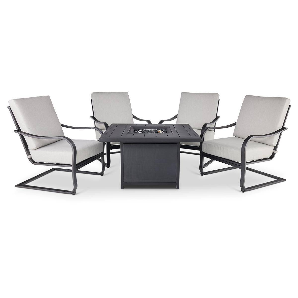 Wade 5 Piece Firepit Chat Group - WaterTrendsStore - 72280