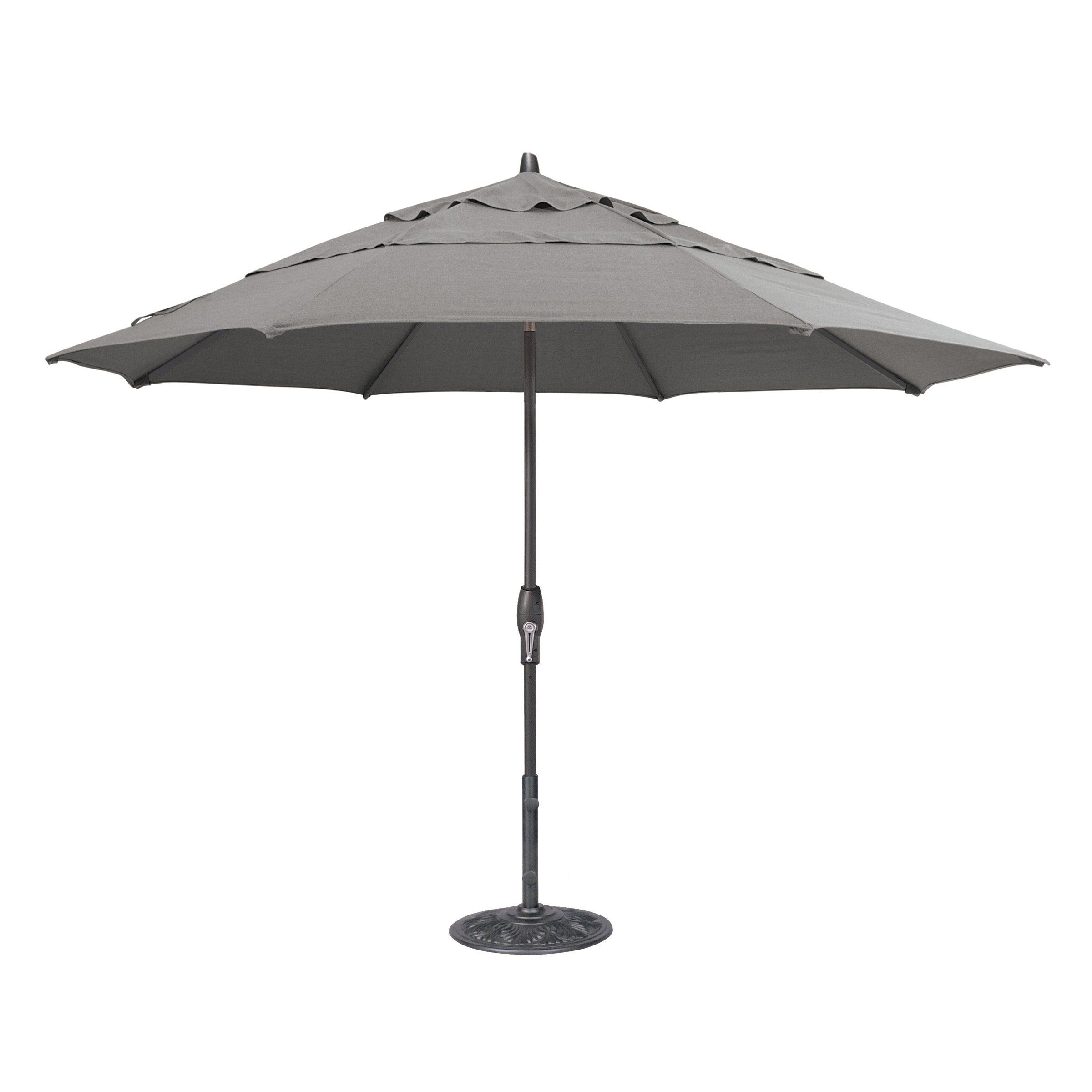 11' Classic Umbrella - Charcoal - WaterTrendsStore