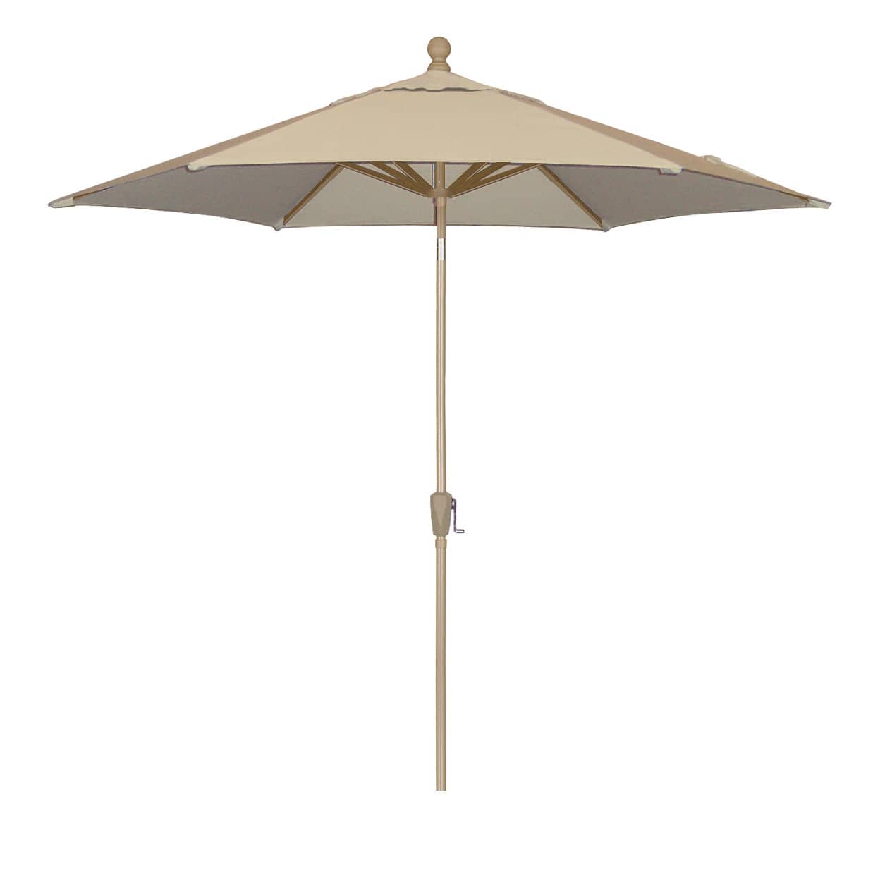9' Push Button Tilt Umbrella - Antique Beige - WaterTrendsStore
