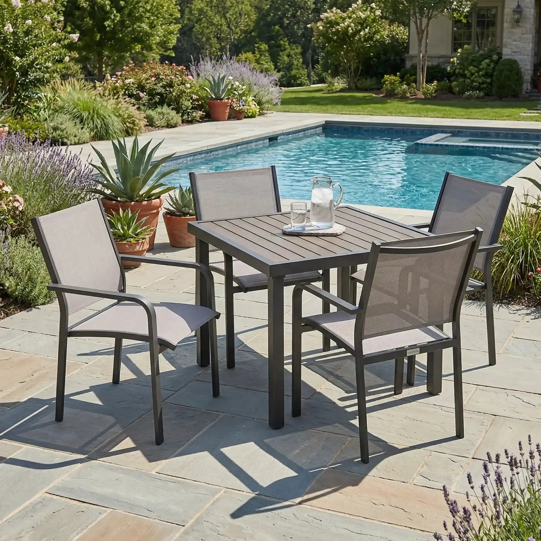 St. Kitts 5 Piece Sling Dining Group