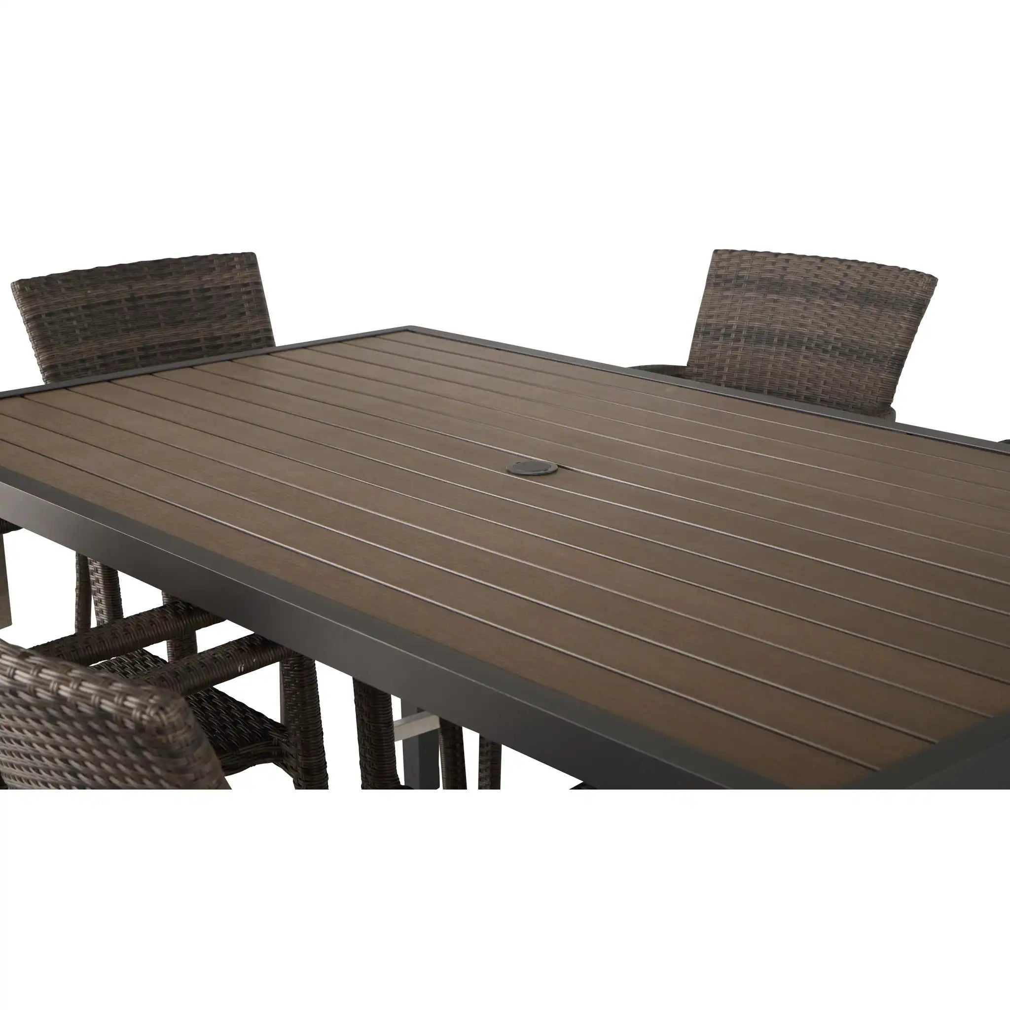 St. Kitts Woven 7 Piece Counter Height Group - Canola Seed - WaterTrendsStore