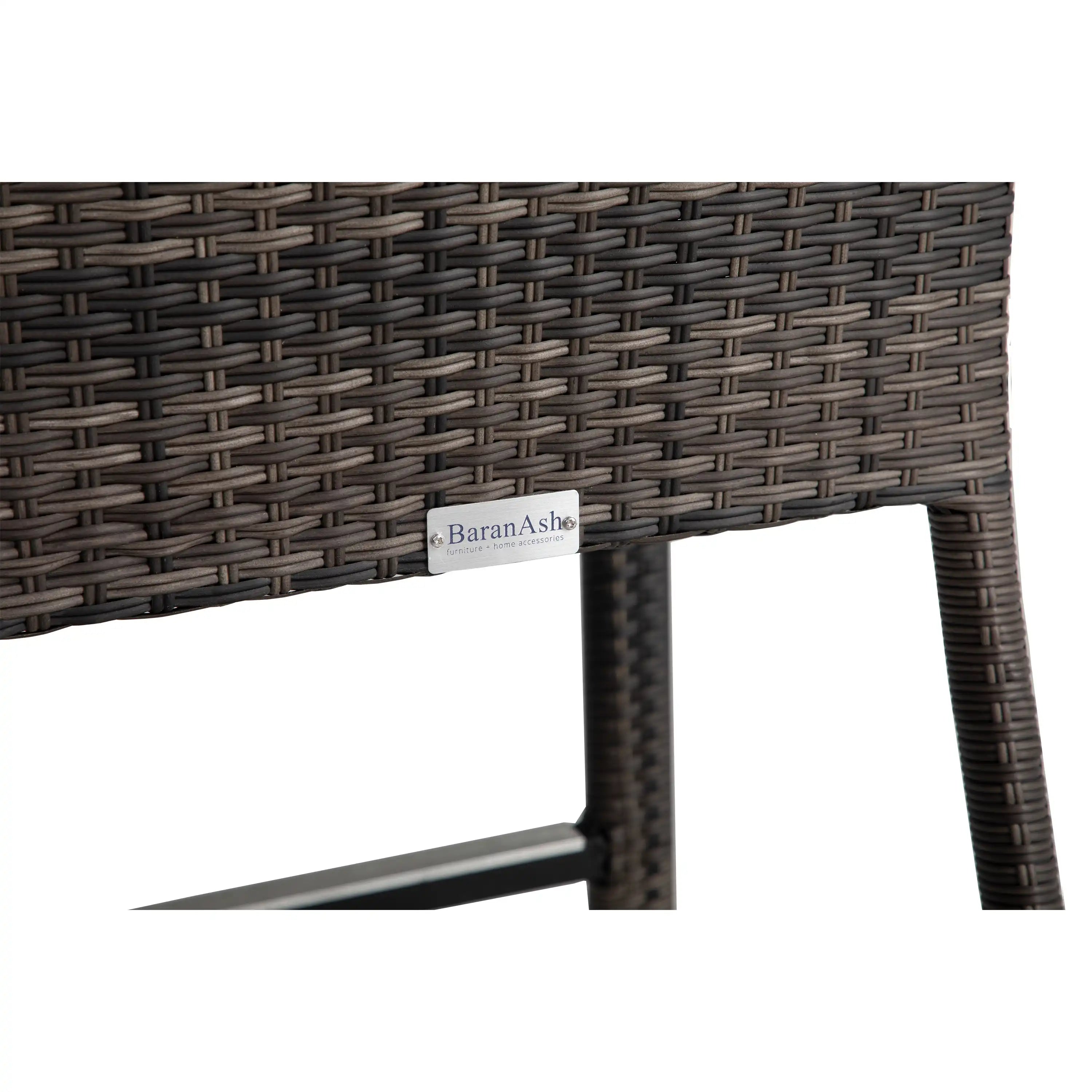 St. Kitts Woven Counter Height Stool - Roasted Pecan - WaterTrendsStore