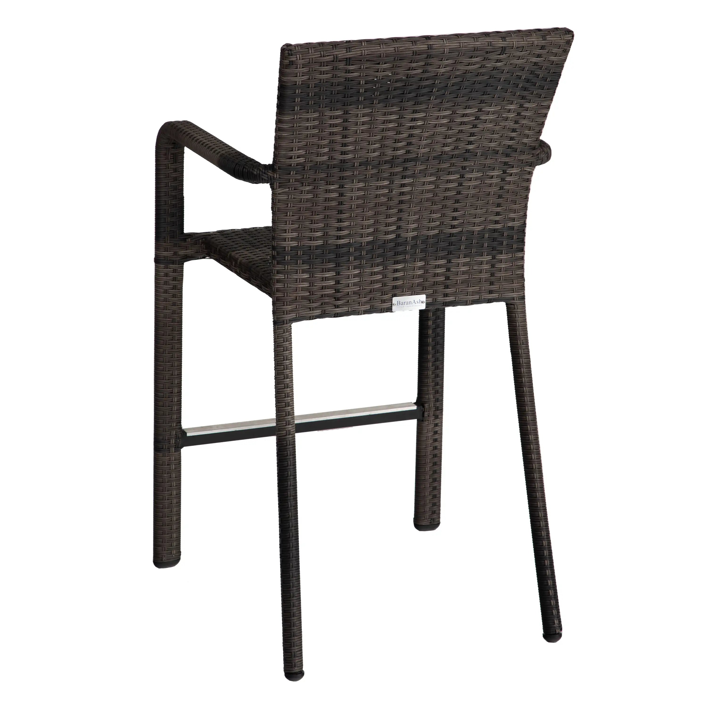 St. Kitts Woven 7 Piece Counter Height Group - Roasted Pecan - WaterTrendsStore