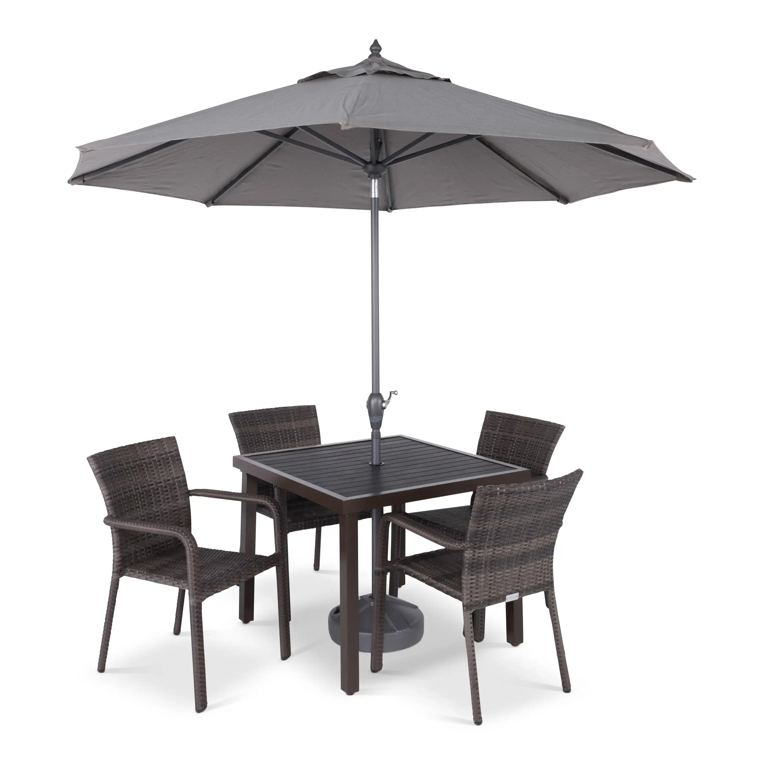 St. Kitts 5 Piece Woven Dining Group - WaterTrendsStore