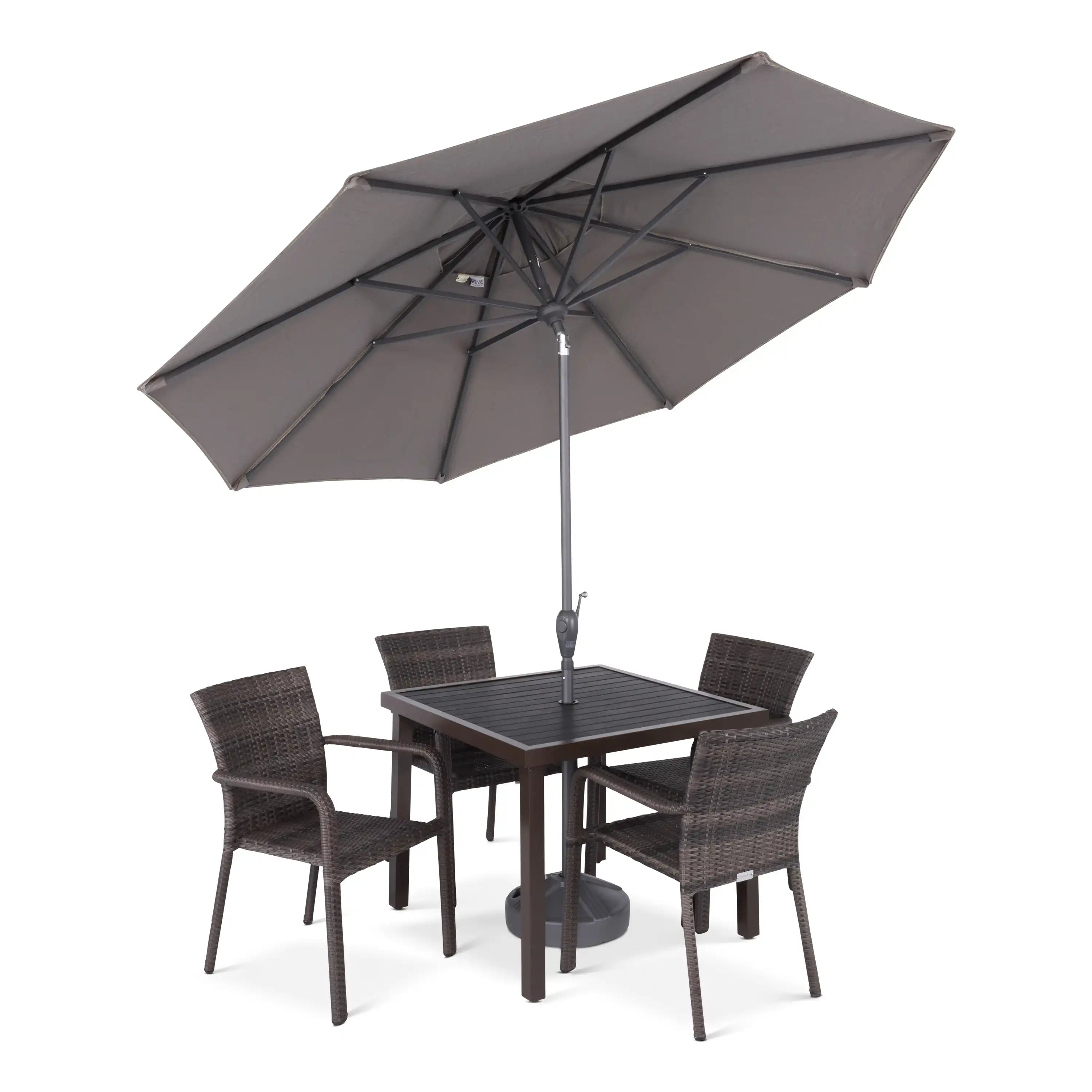 St. Kitts 5 Piece Woven Dining Group - WaterTrendsStore
