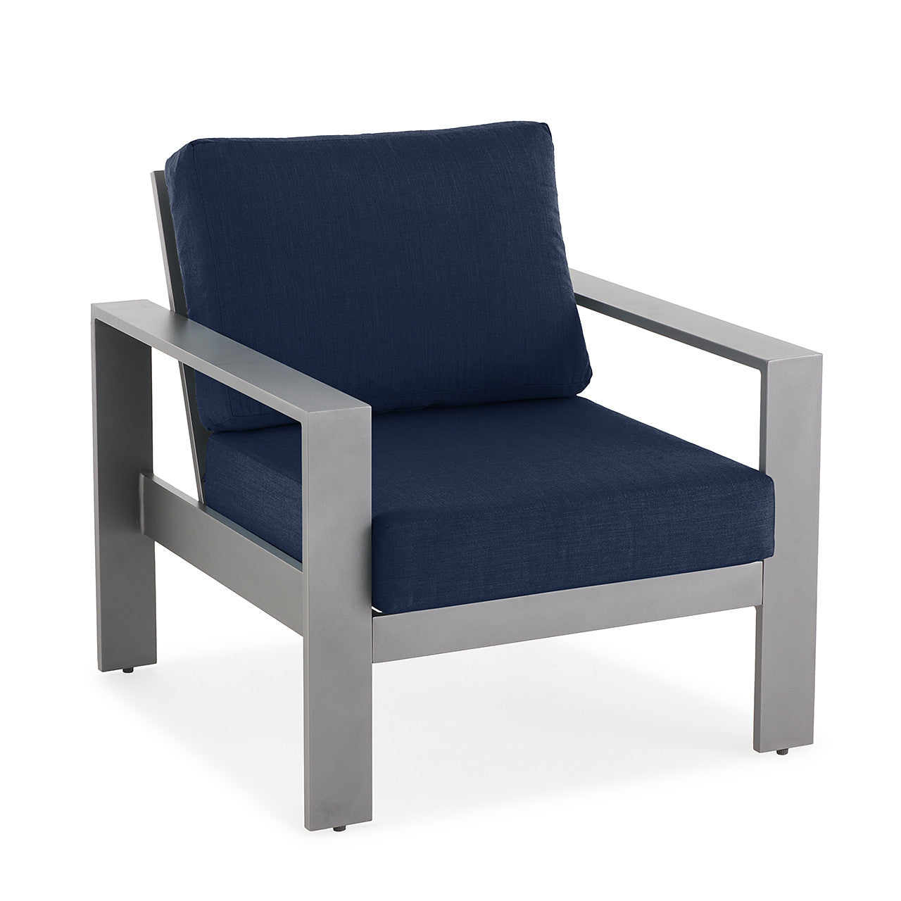 Newport Grey 5 Piece Loveseat Group - Spectrum Indigo - WaterTrendsStore