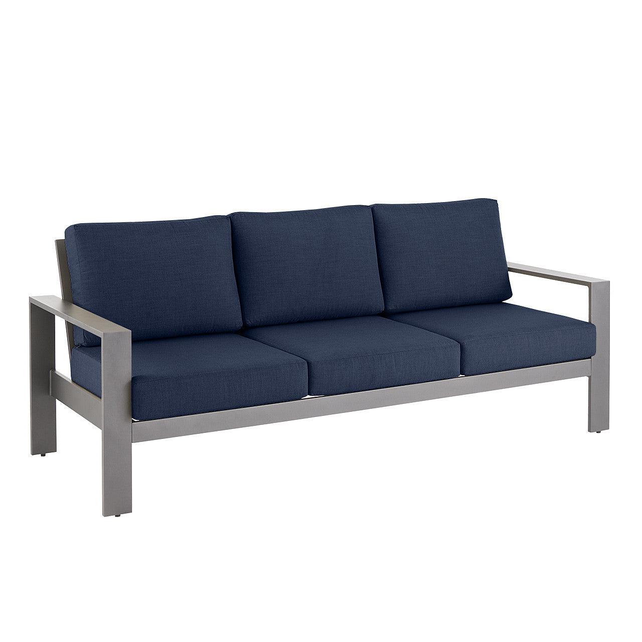 Newport Grey 5 Piece Sofa Group - Spectrum Indigo - WaterTrendsStore