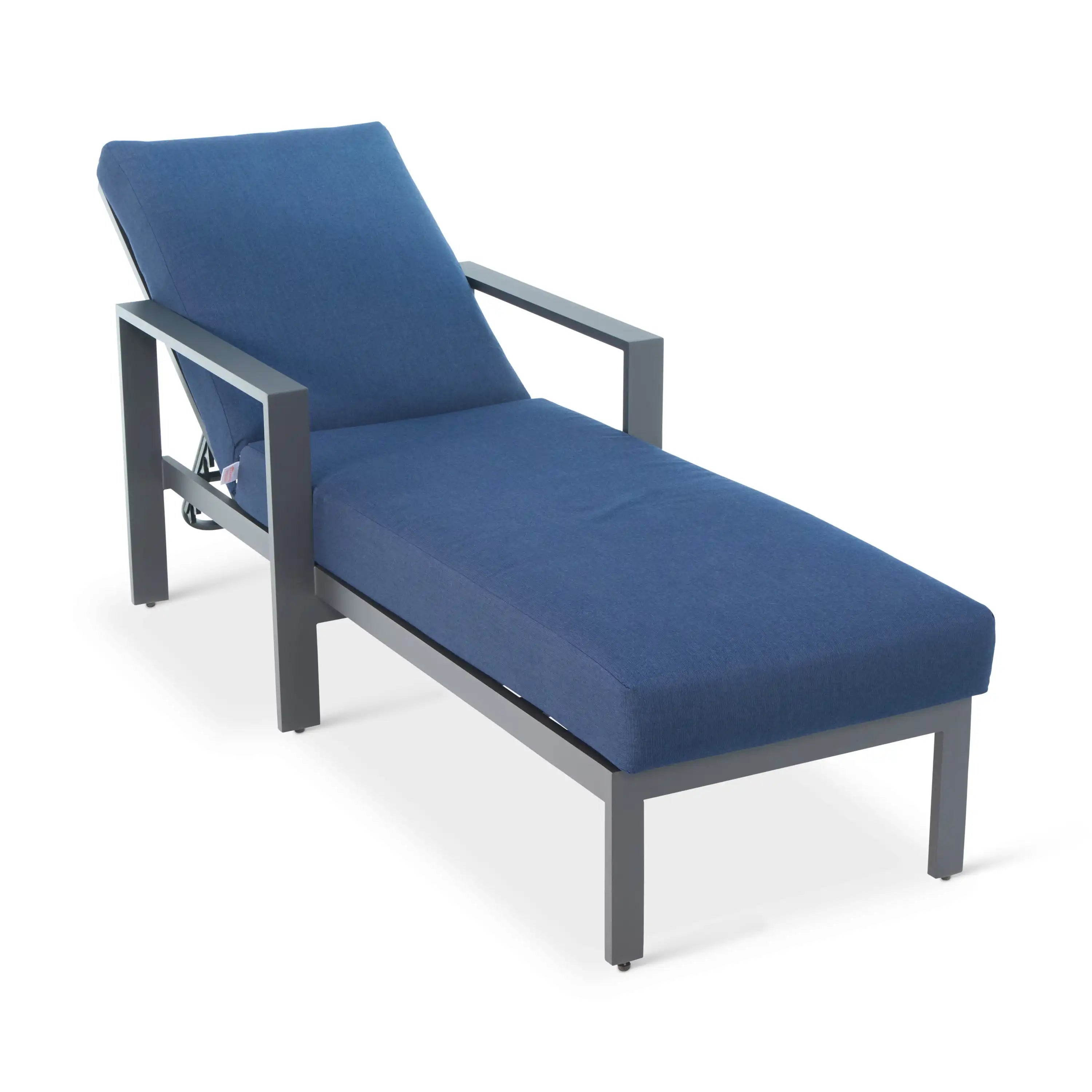 Newport Grey Chaise Lounge - WaterTrendsStore