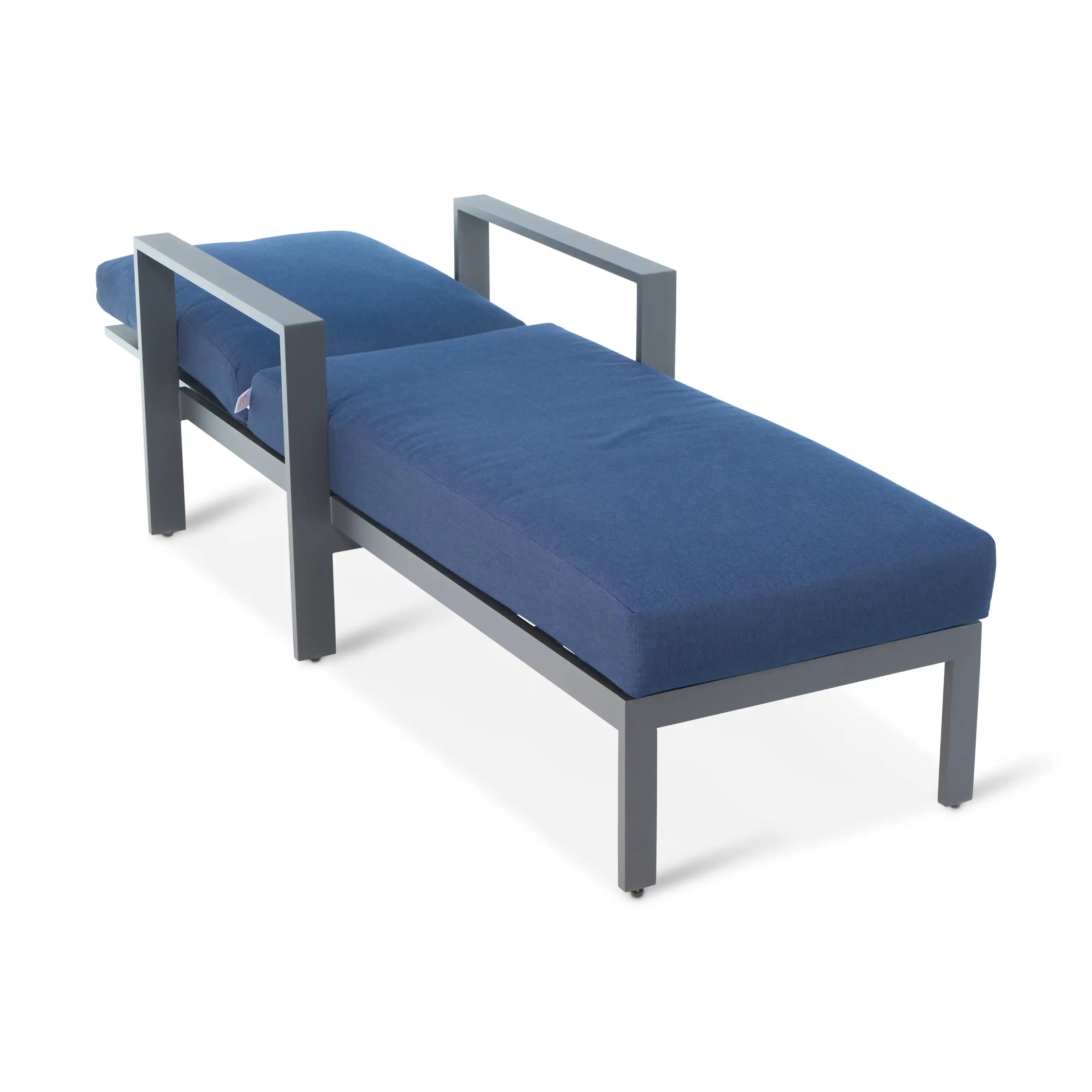 Newport Grey Chaise Lounge - WaterTrendsStore