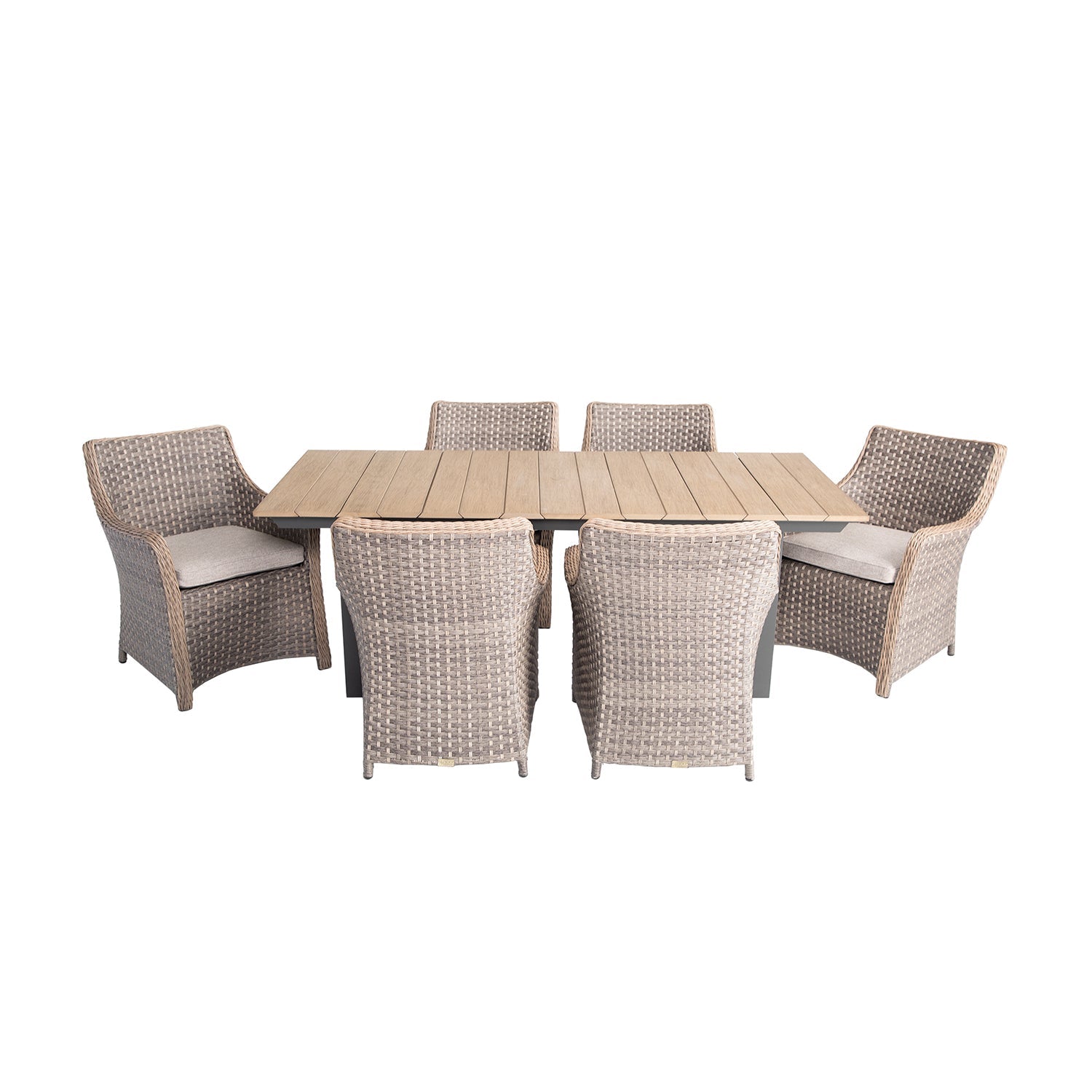 Tacoma 7 Piece Woven Dining Group - WaterTrendsStore