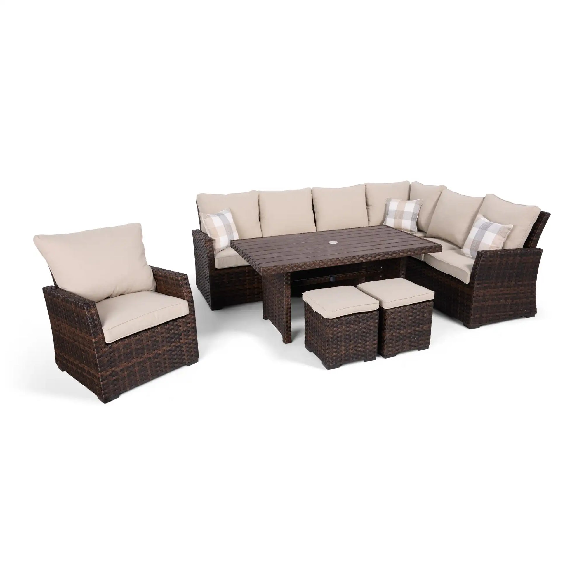 Arcadia Sectional Group - Brown - WaterTrendsStore