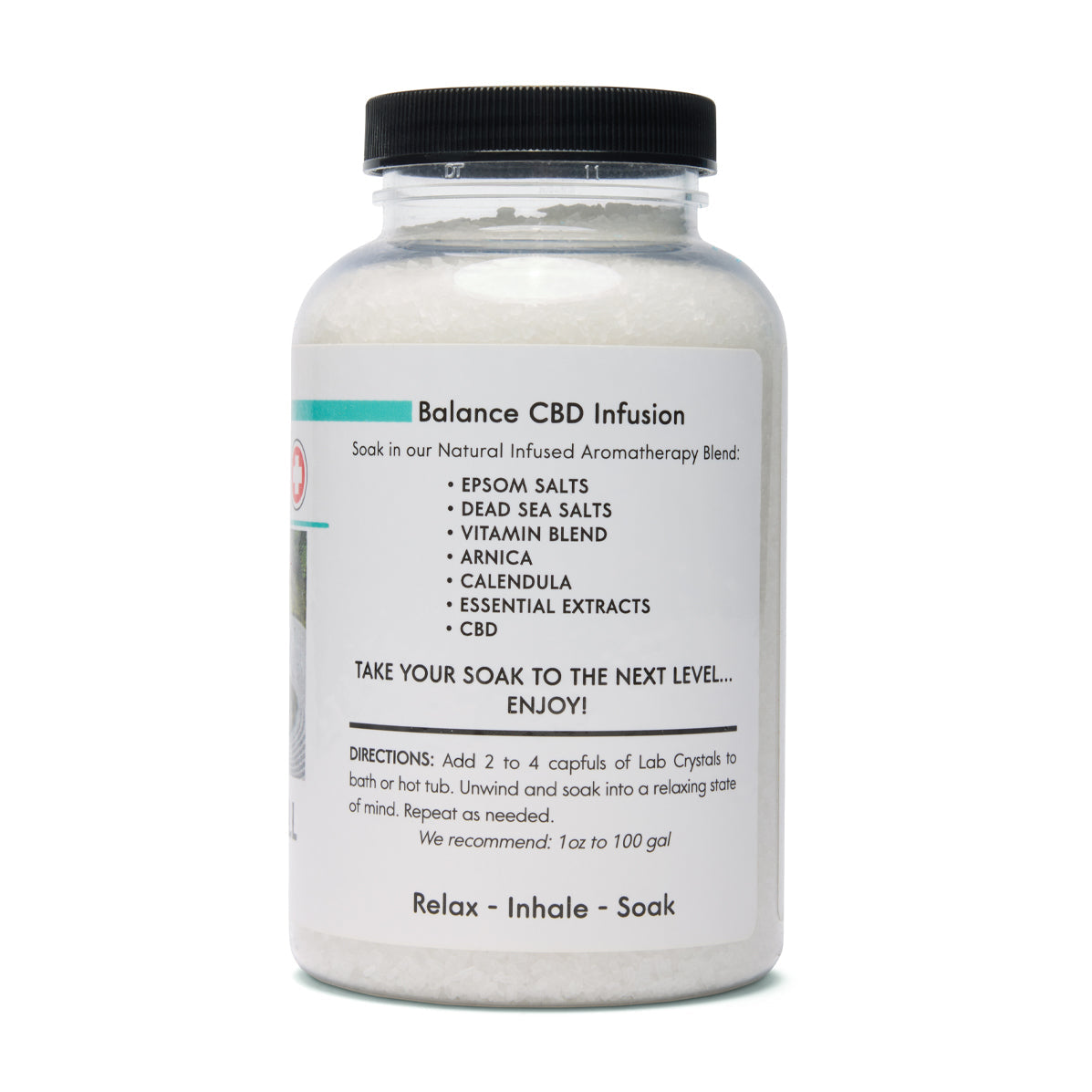 19 oz. Of Spazazz CBD Infused Balance Well Crystals - WaterTrendsStore