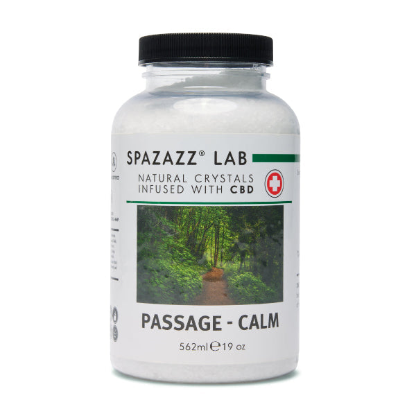 19 oz. Of Spazazz CBD Infused Passage Calm Crystals - WaterTrendsStore