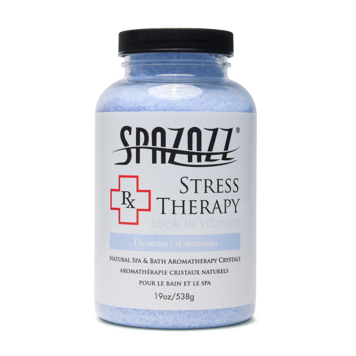 19 oz. Of Spazazz Stress Therapy De-Stress Crystals - WaterTrendsStore
